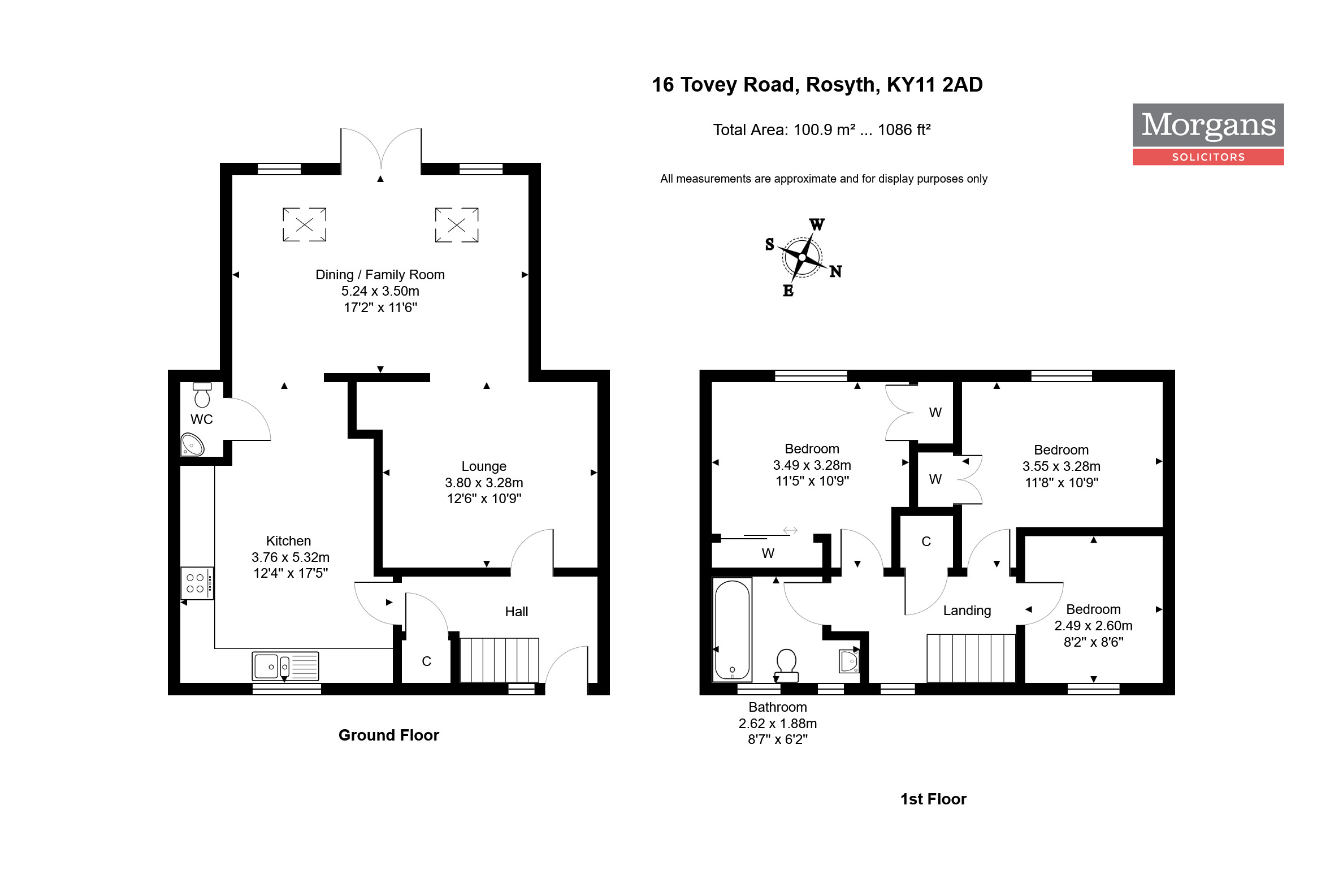 16, Tovey Road, Rosyth floorplan