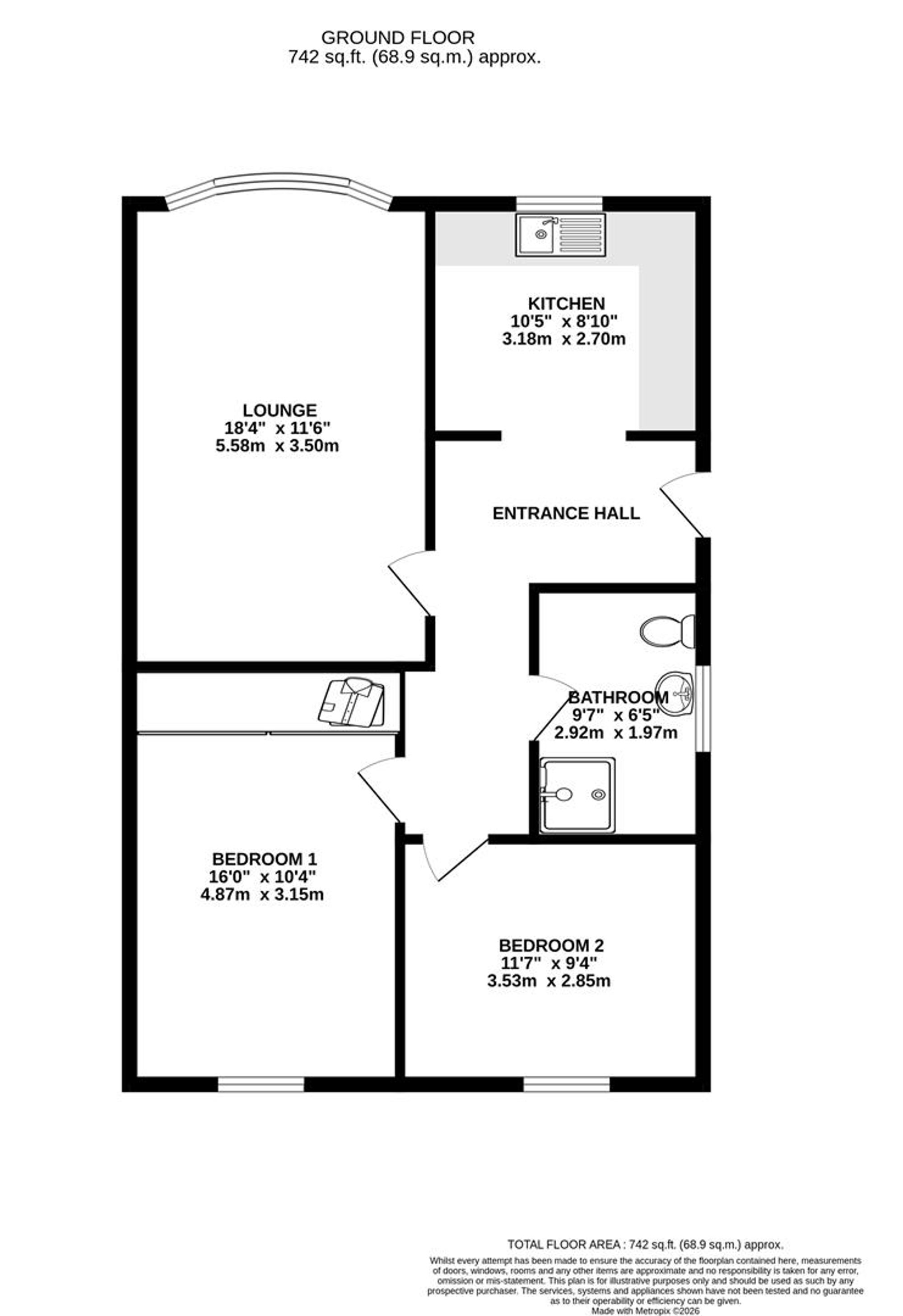 31a Ashgate Road, Chesterfield floorplan