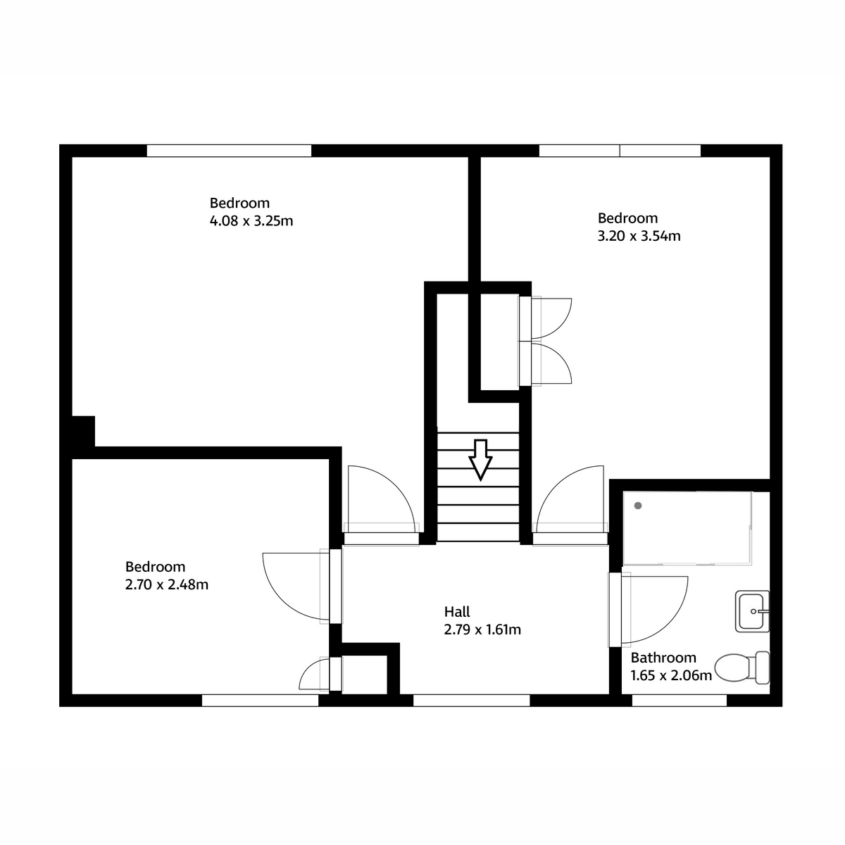 79, Melbourne Avenue, Glasgow floorplan