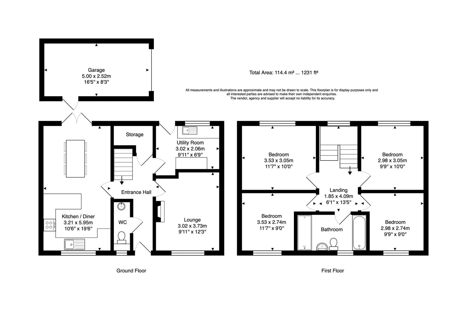 Lea Close, Leicester floorplan