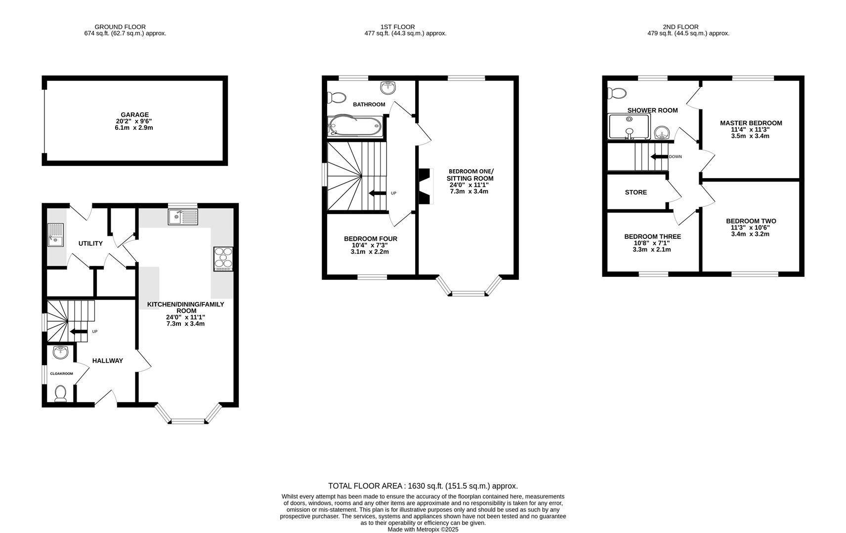 96, Courage Way, Weymouth floorplan