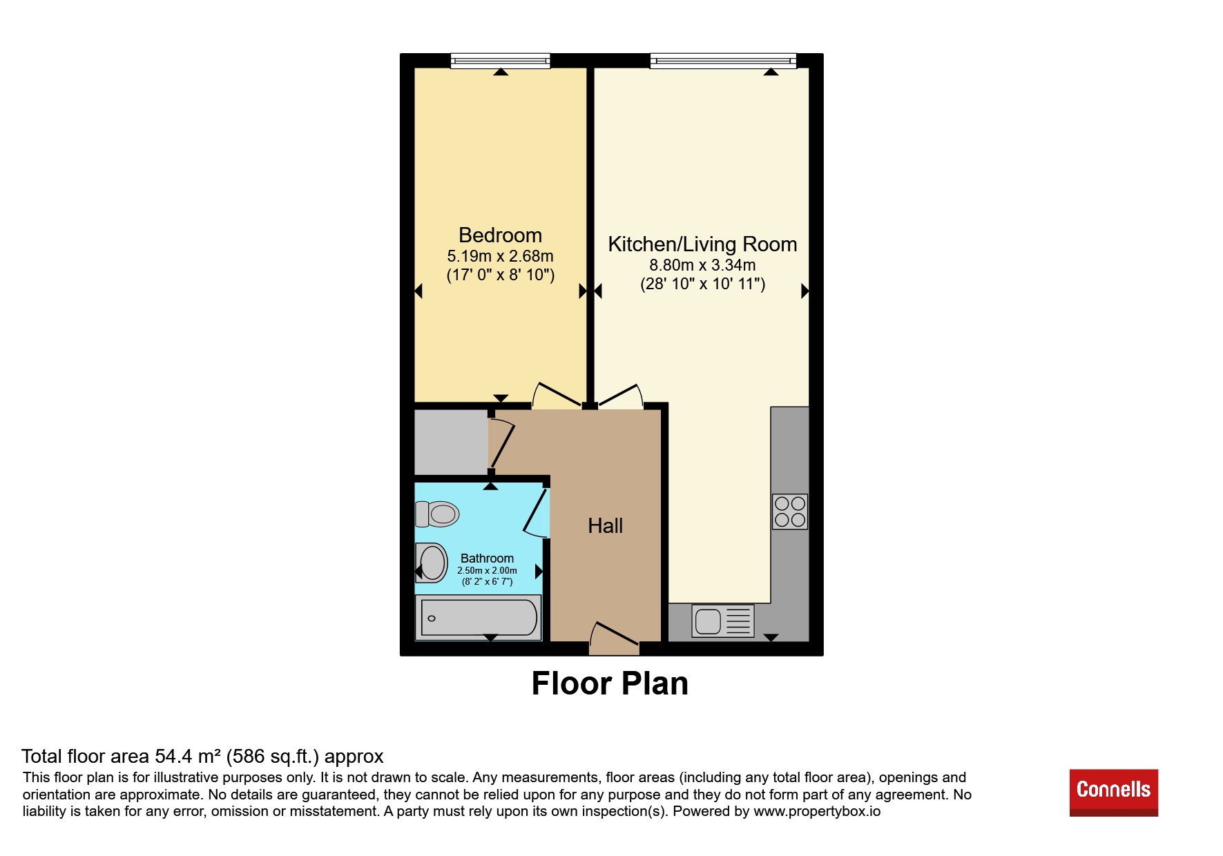 Flat 139., Digbeth Square, 193, Cheapside, Birmingham floorplan