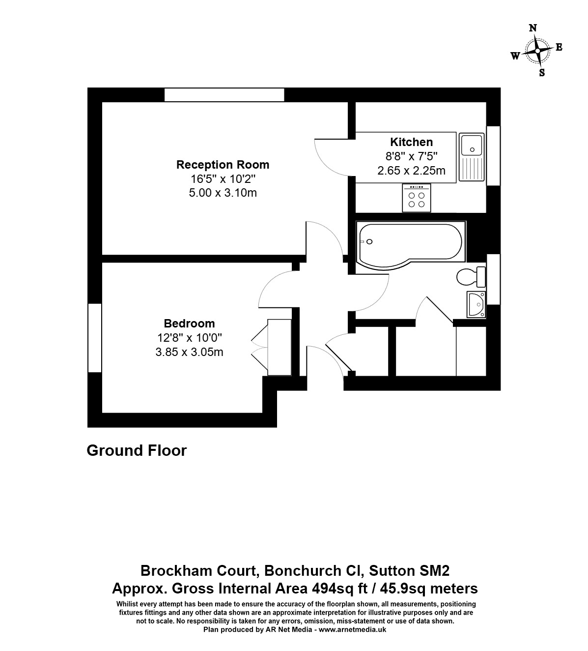 Bonchurch Close, Sutton floorplan