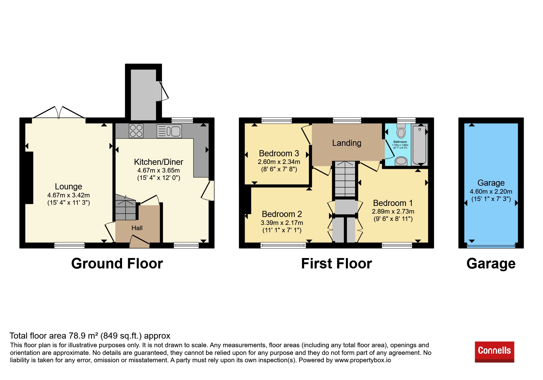 Hillside Estate, Sleaford floorplan