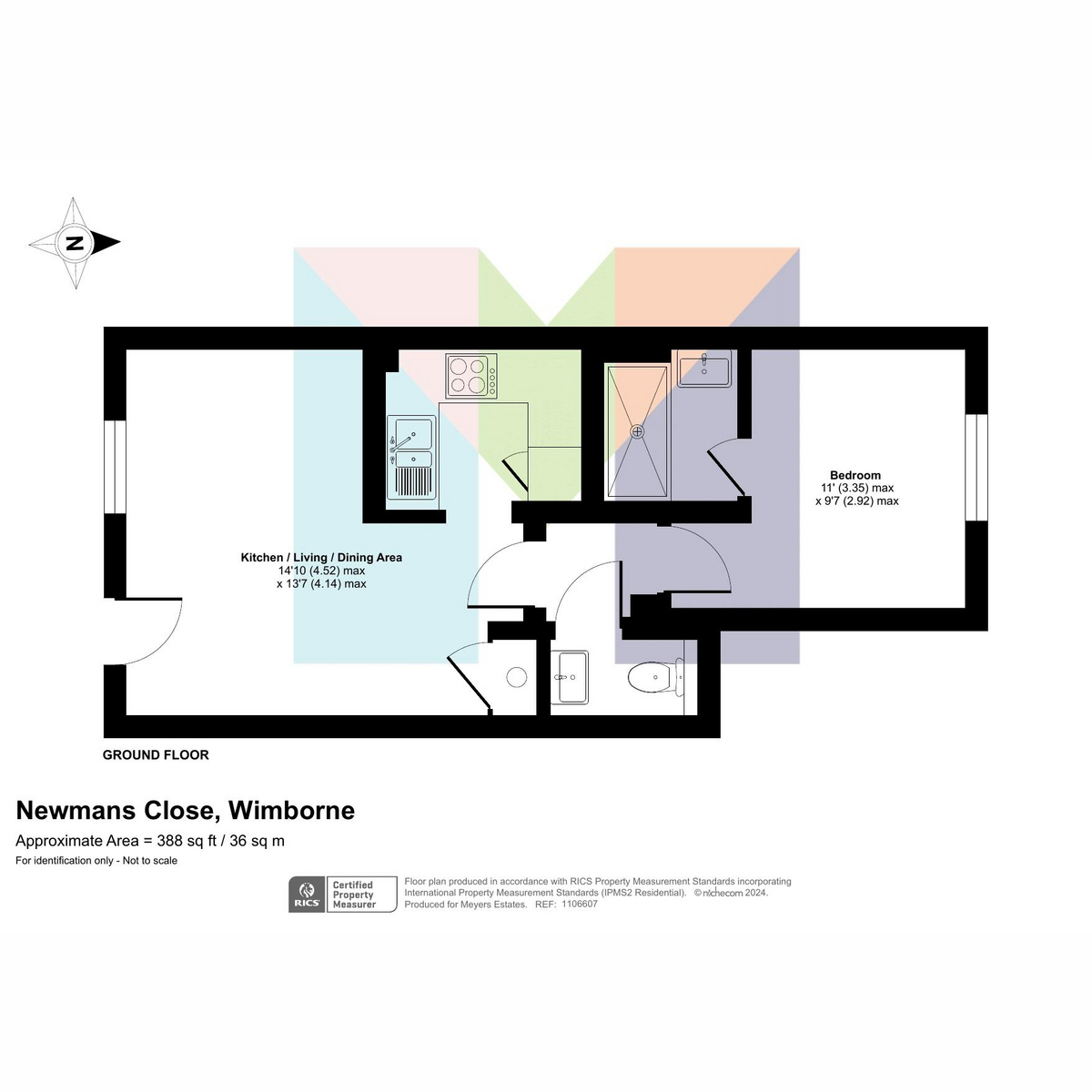 35, Newmans Close, Wimborne floorplan