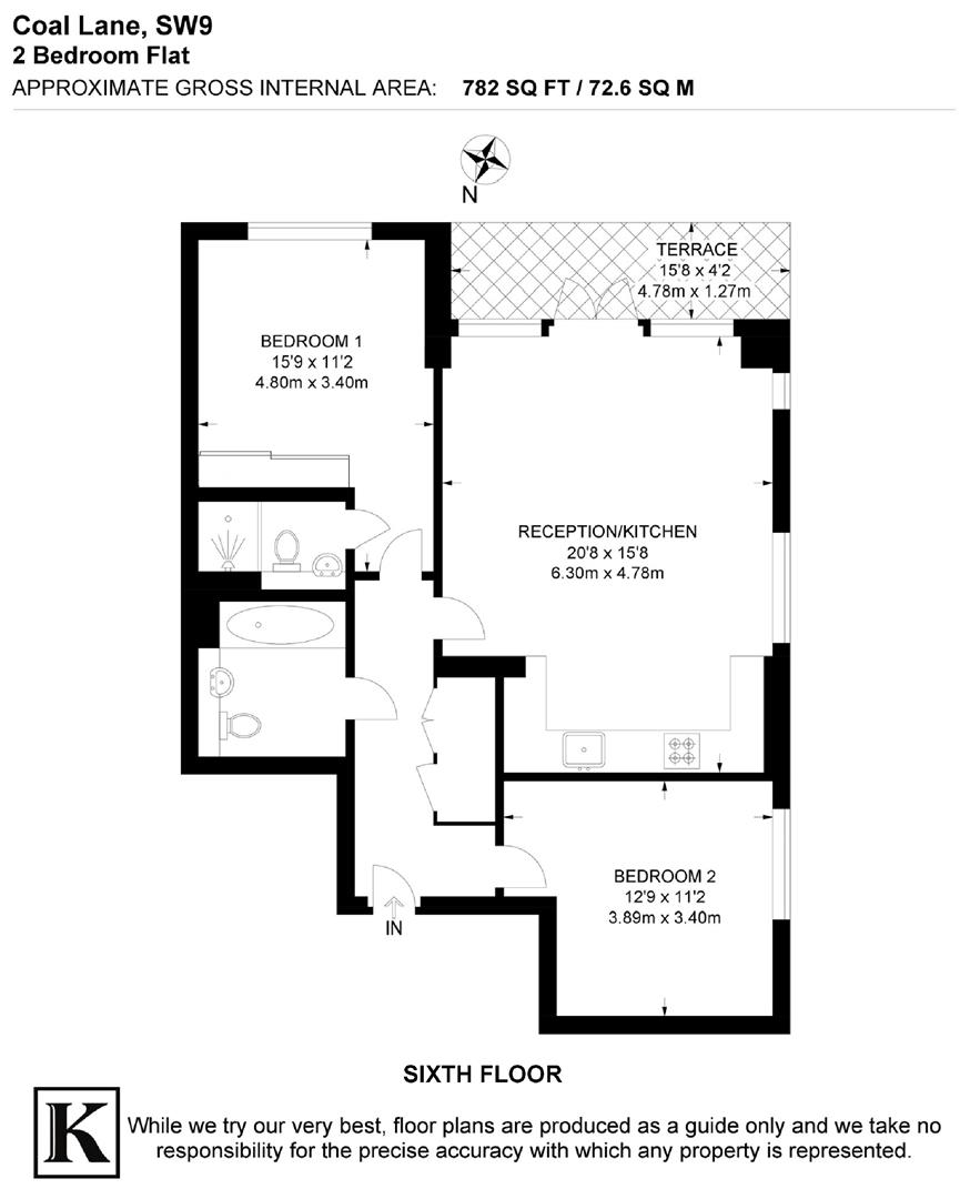 Apartment 23, Yorks House, 5, Coal Lane, London floorplan