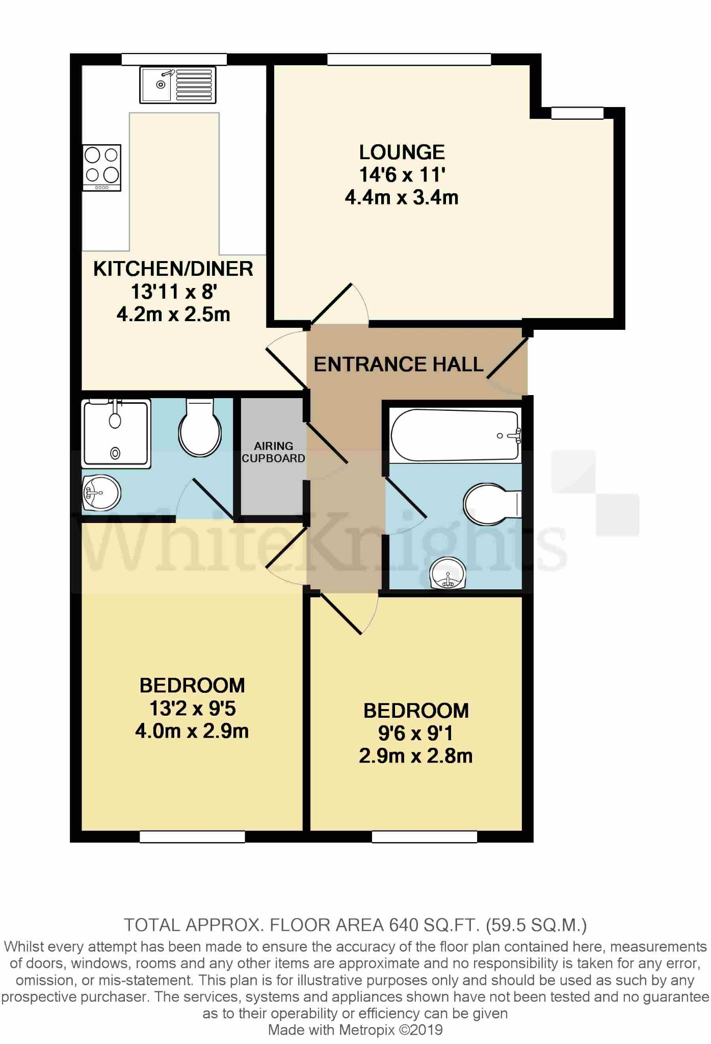 2 Bedrooms Flat to rent in Elm Park, Reading RG30