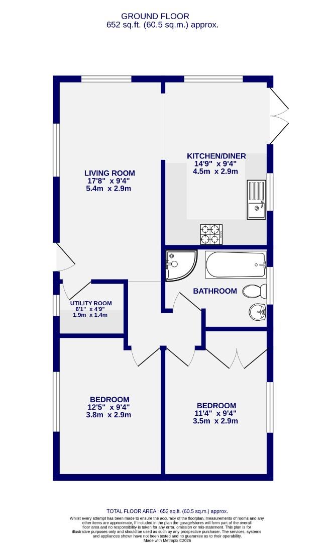 6, Florida Keys Park Lodges, Wilberfoss floorplan