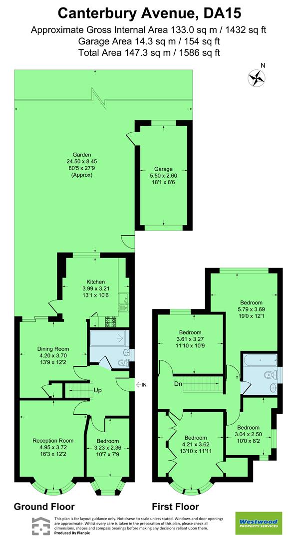 39, Canterbury Avenue, Sidcup floorplan