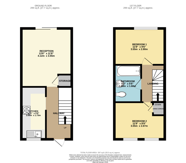 61, Bryant Way, Toddington floorplan