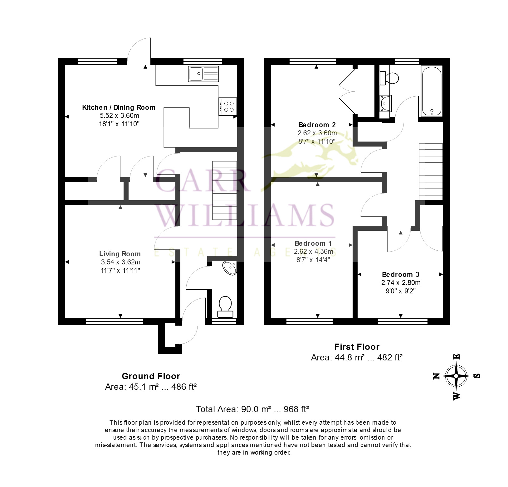 3 Bedrooms Terraced house for sale in Liddell Way, Ascot SL5