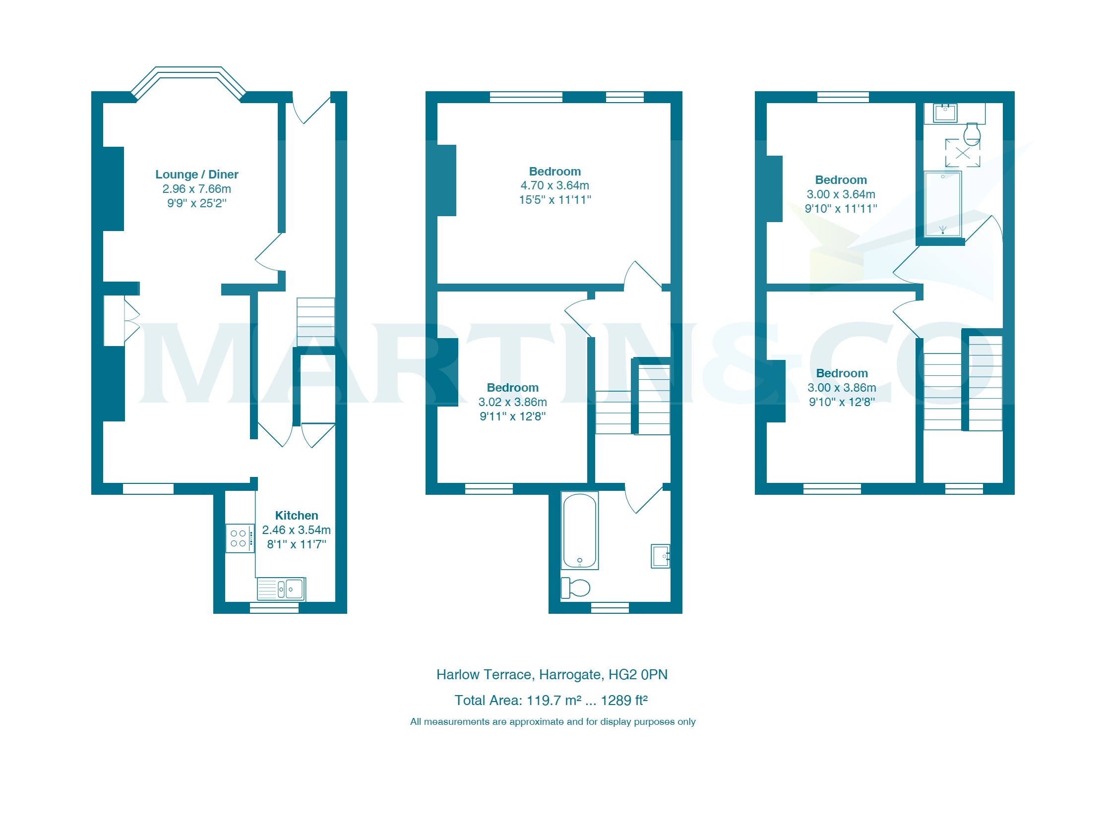 42, Harlow Terrace, Harrogate floorplan