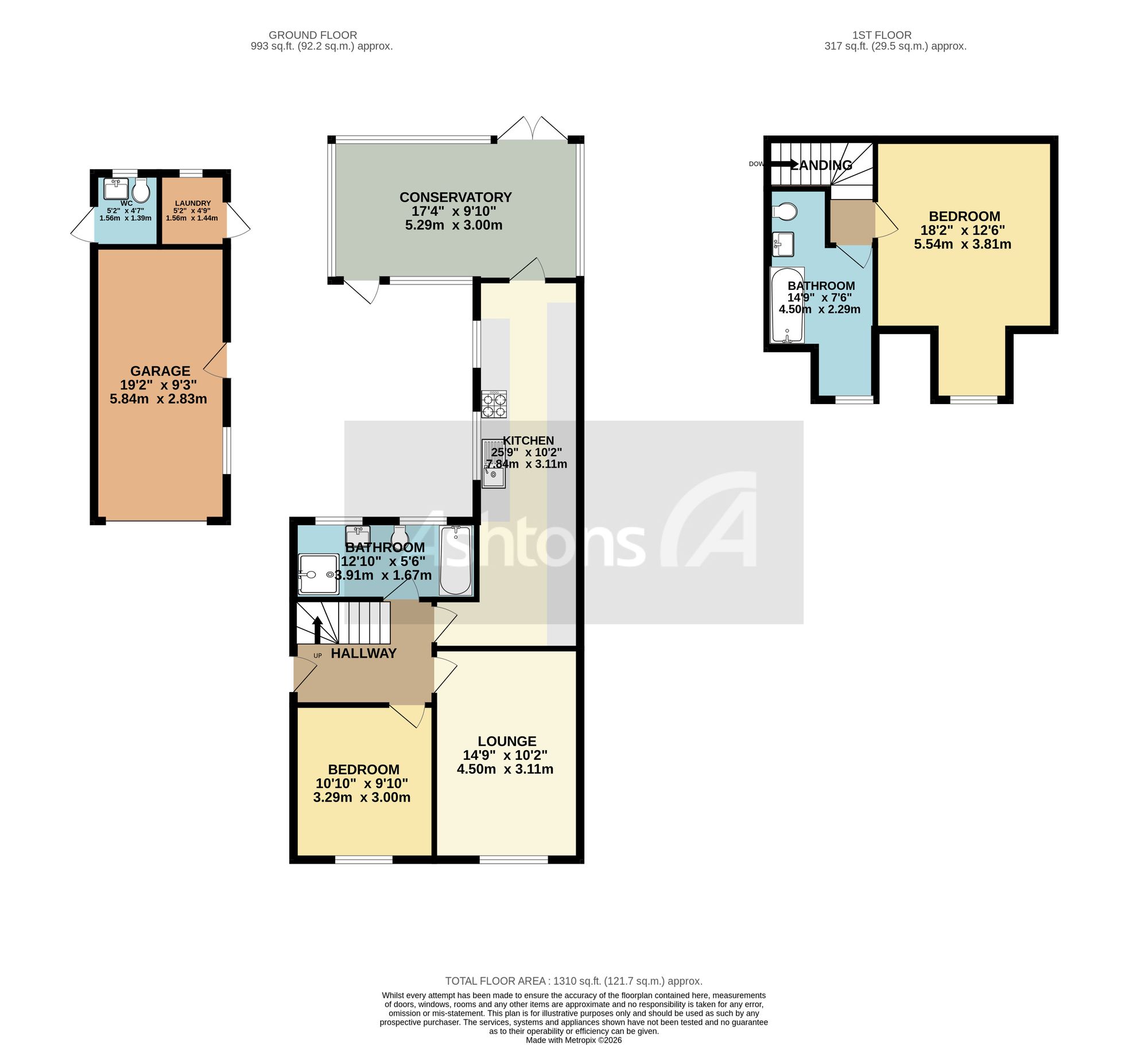 6 Burgess Avenue, Warrington floorplan