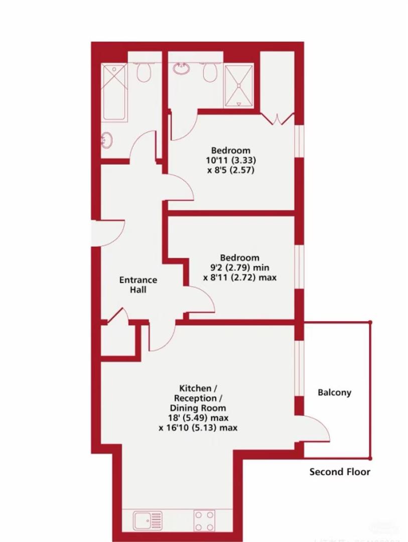 2, Hillside, London floorplan
