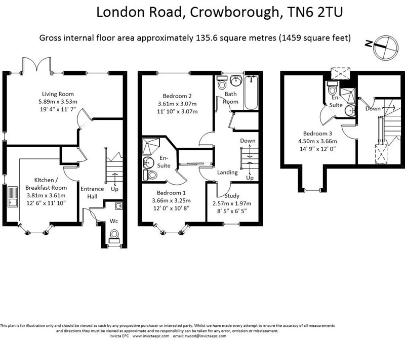 4 Bedrooms  for sale in London Road, Crowborough TN6