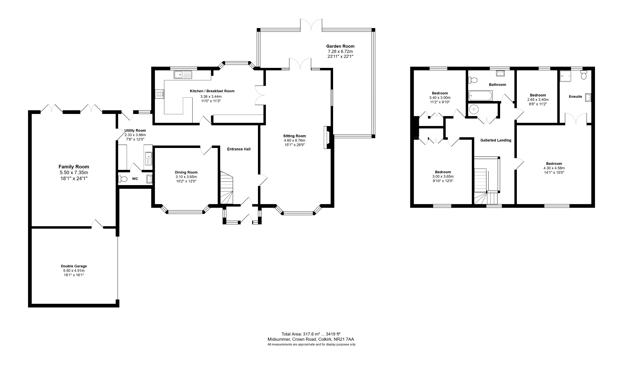 Crown Road, Fakenham floorplan