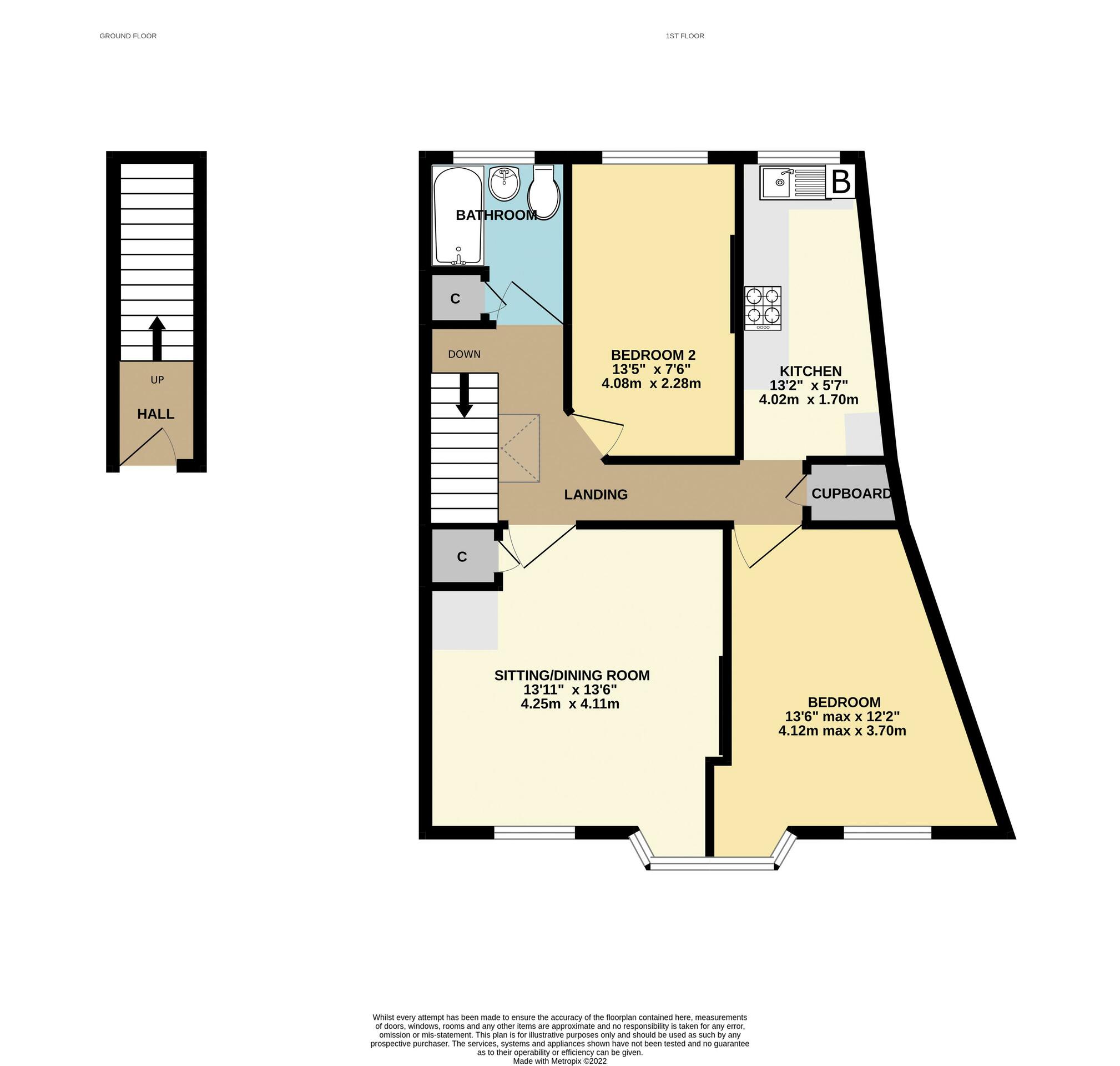 71 Princes Street, Yeovil floorplan