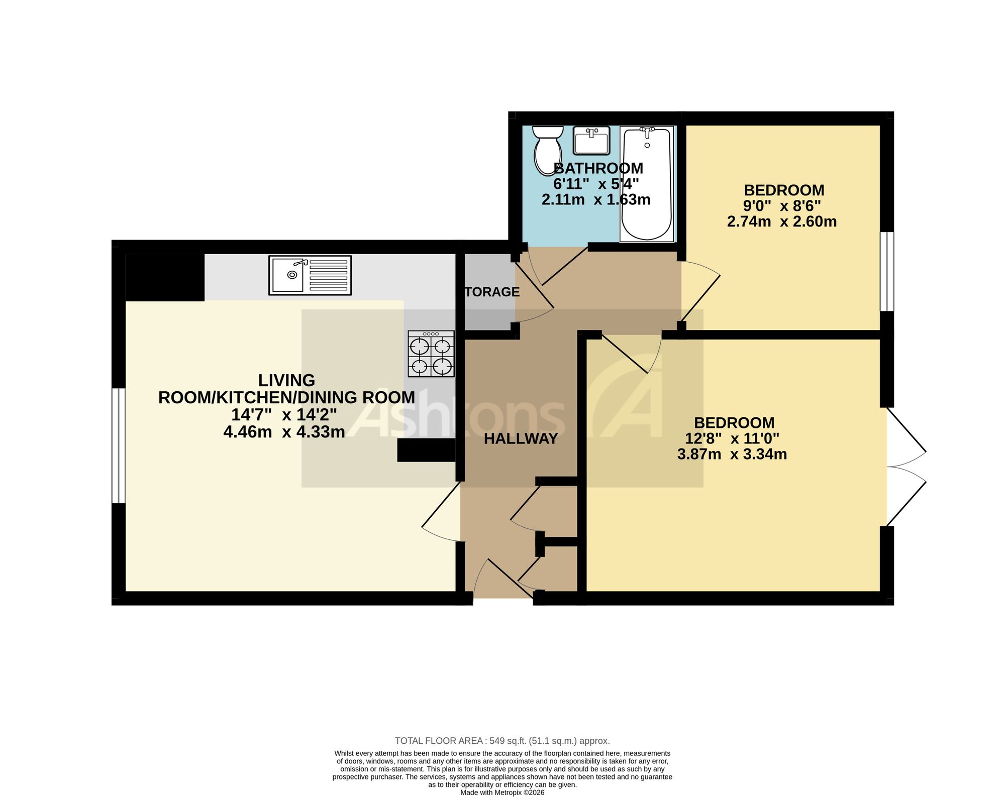 10 Field Meadow Close, Warrington floorplan