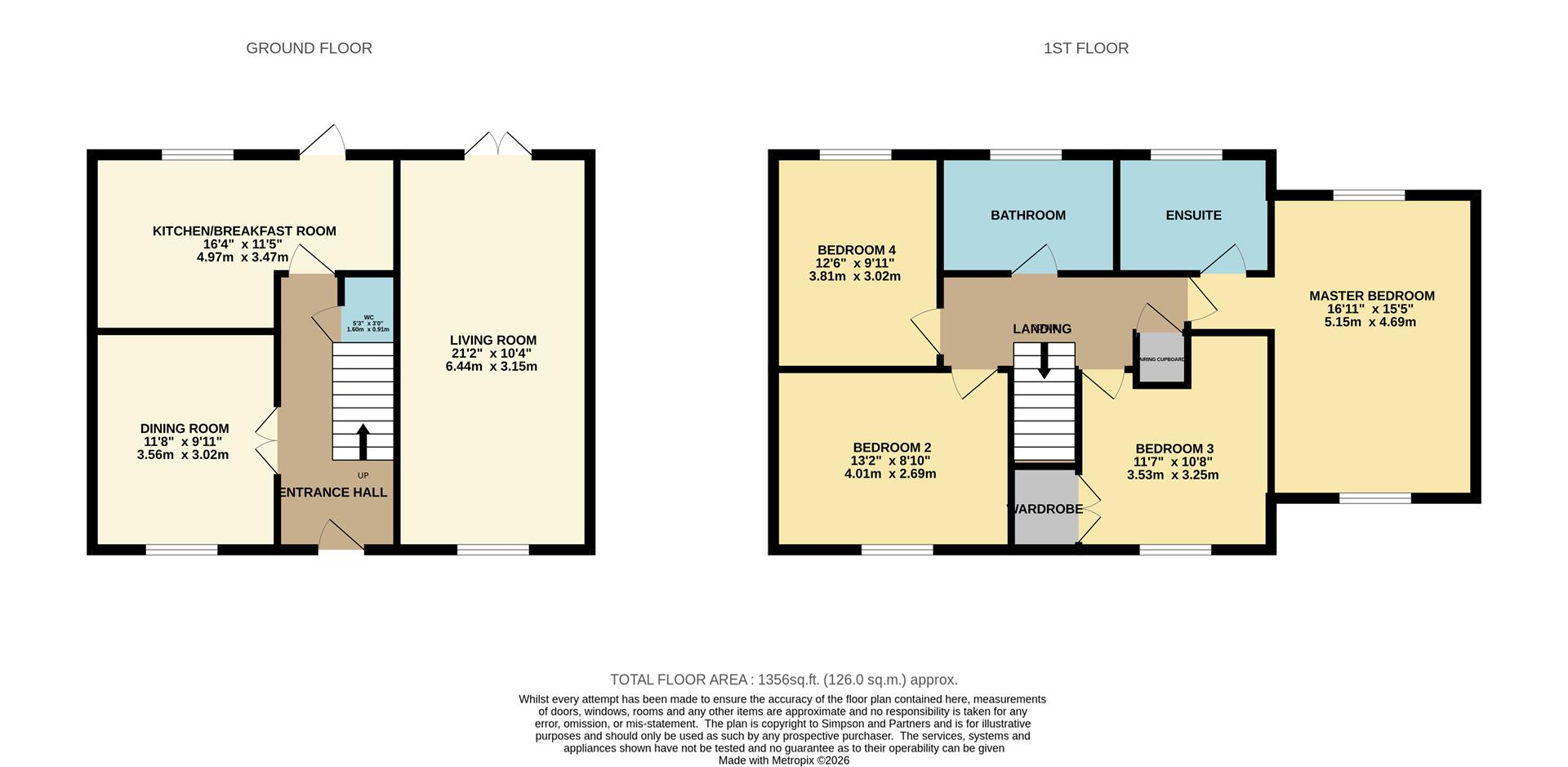 37, Ashby Wood Drive, Northampton floorplan