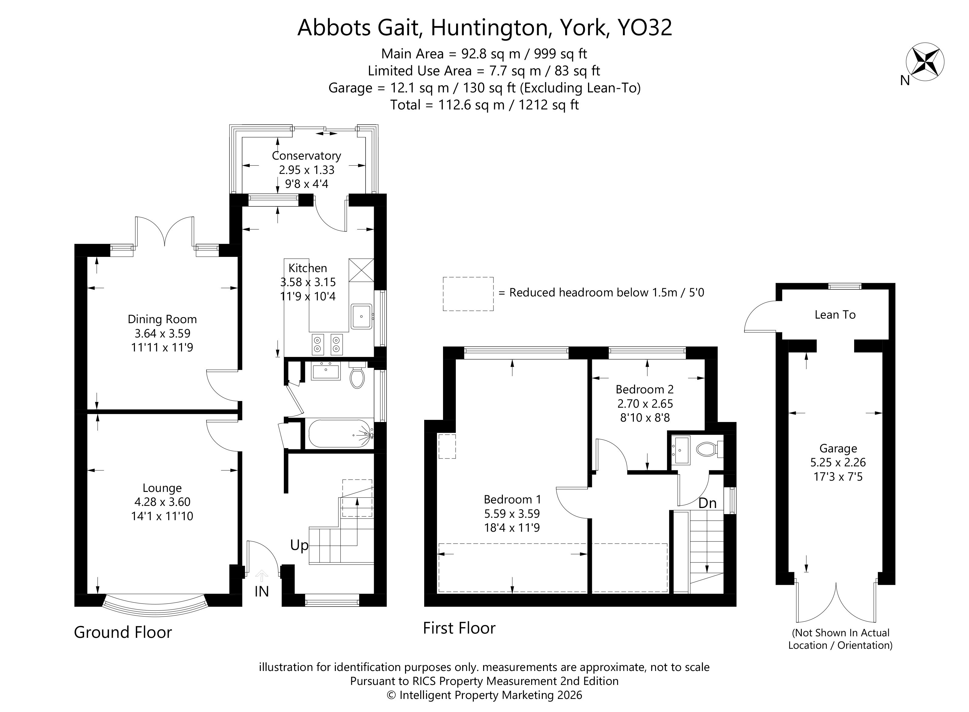 24, Abbots Gait, York floorplan