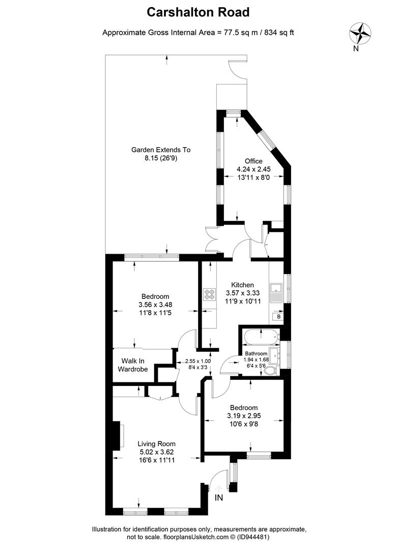 Carshalton Road, Sutton SM1, 2 bedroom for sale 64215514