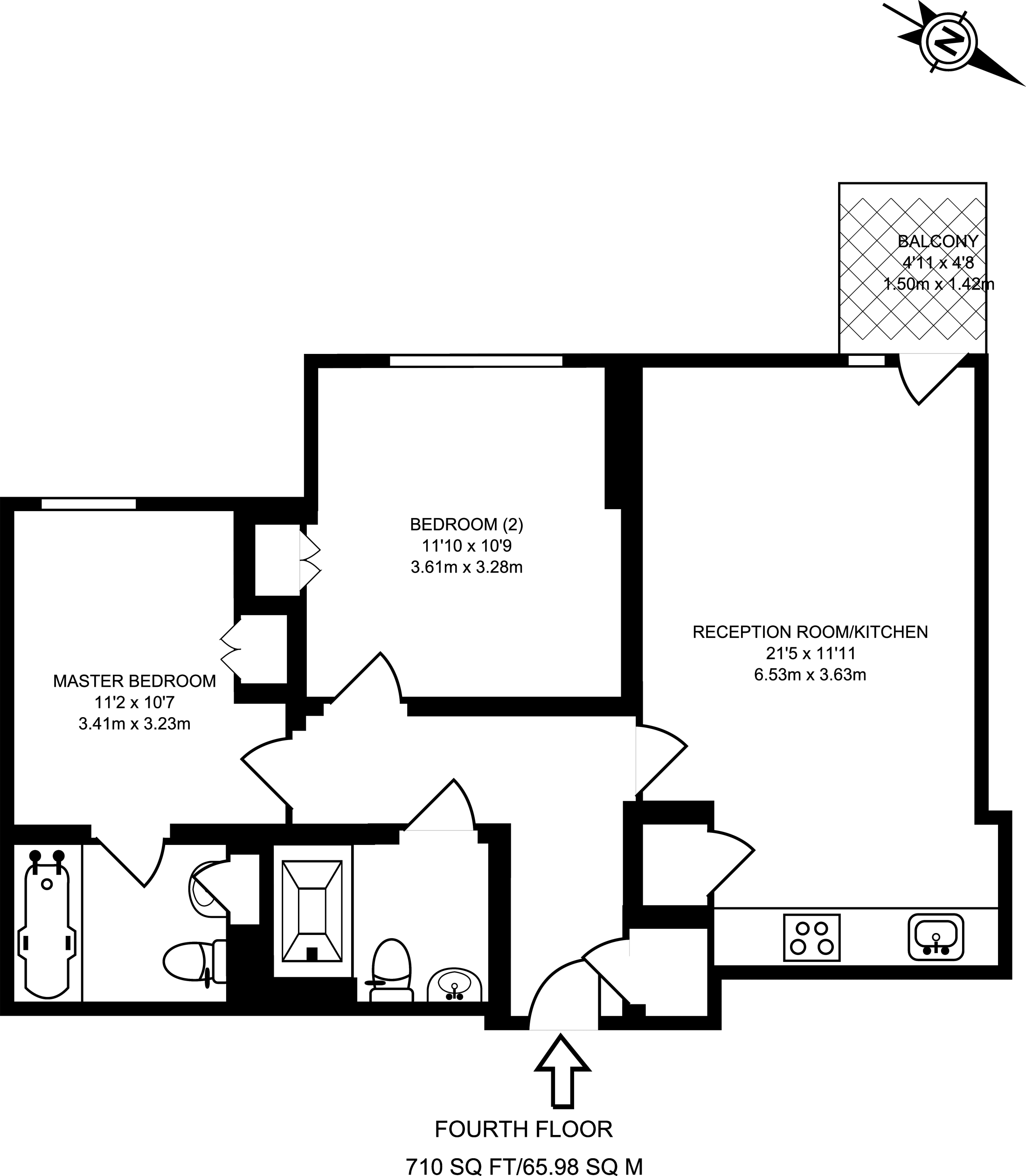 2 Bedrooms Flat to rent in Weymouth Street, Marylebone W1W