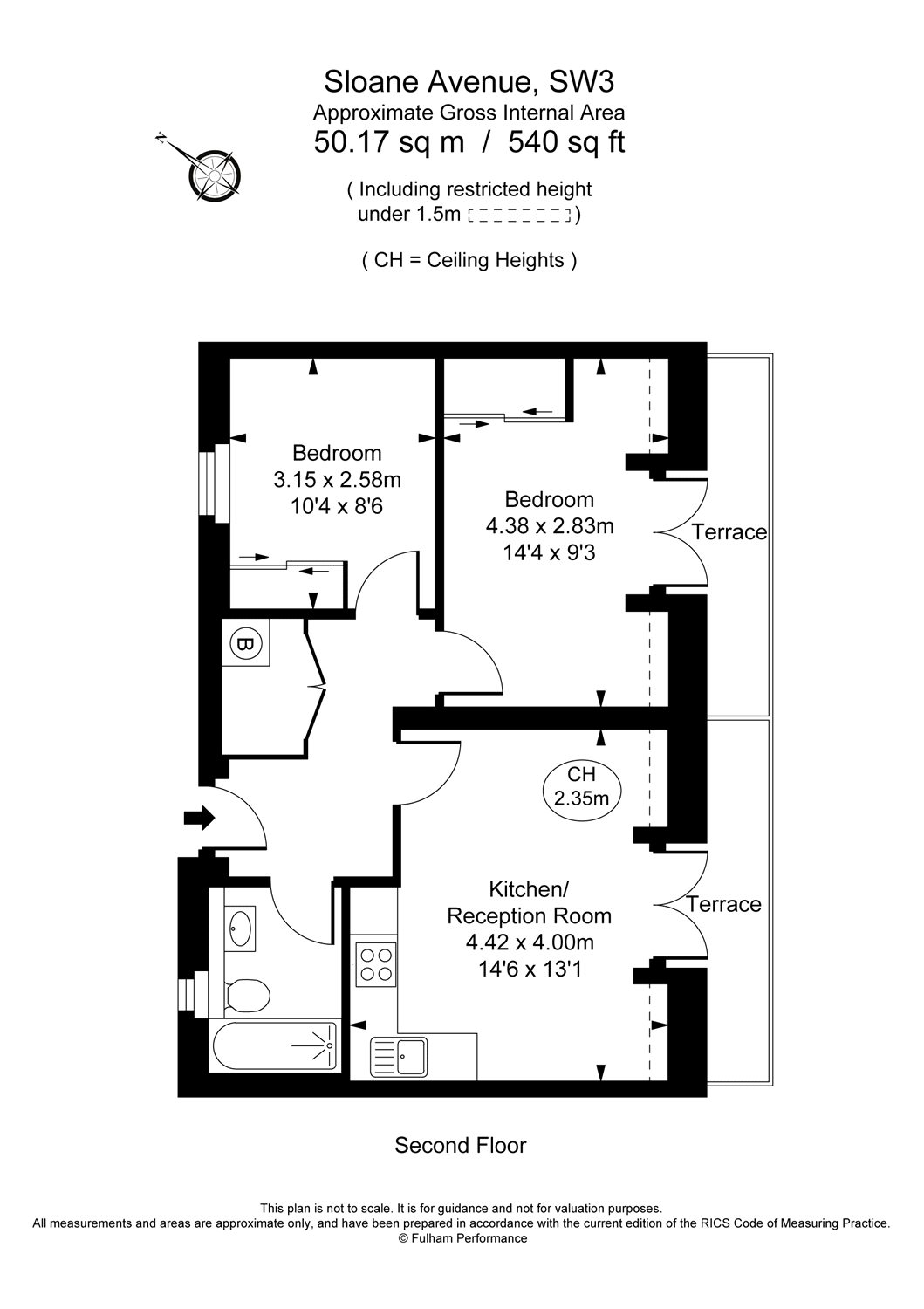 2 Bedrooms Flat to rent in Sloane Avenue, London SW3