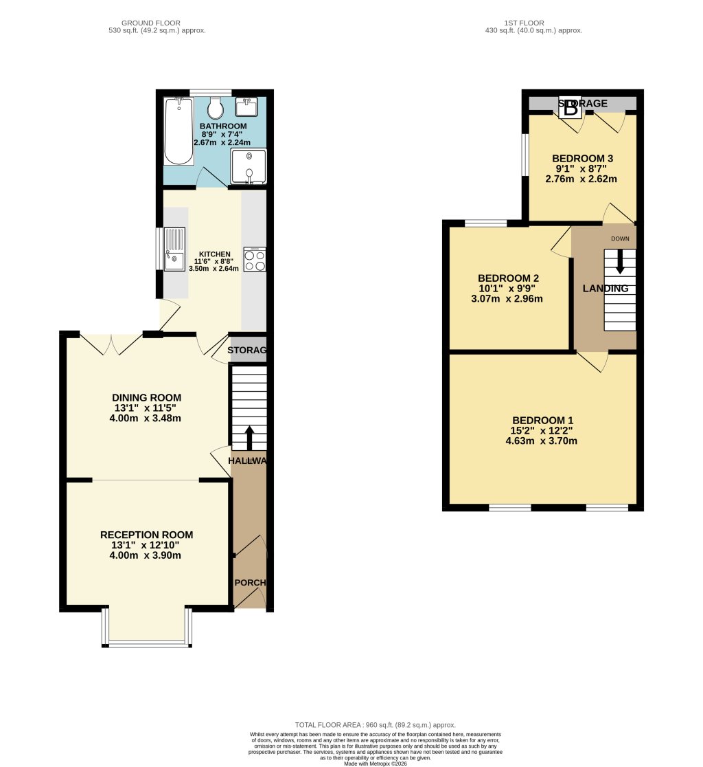 8, Commercial Street, Risca floorplan