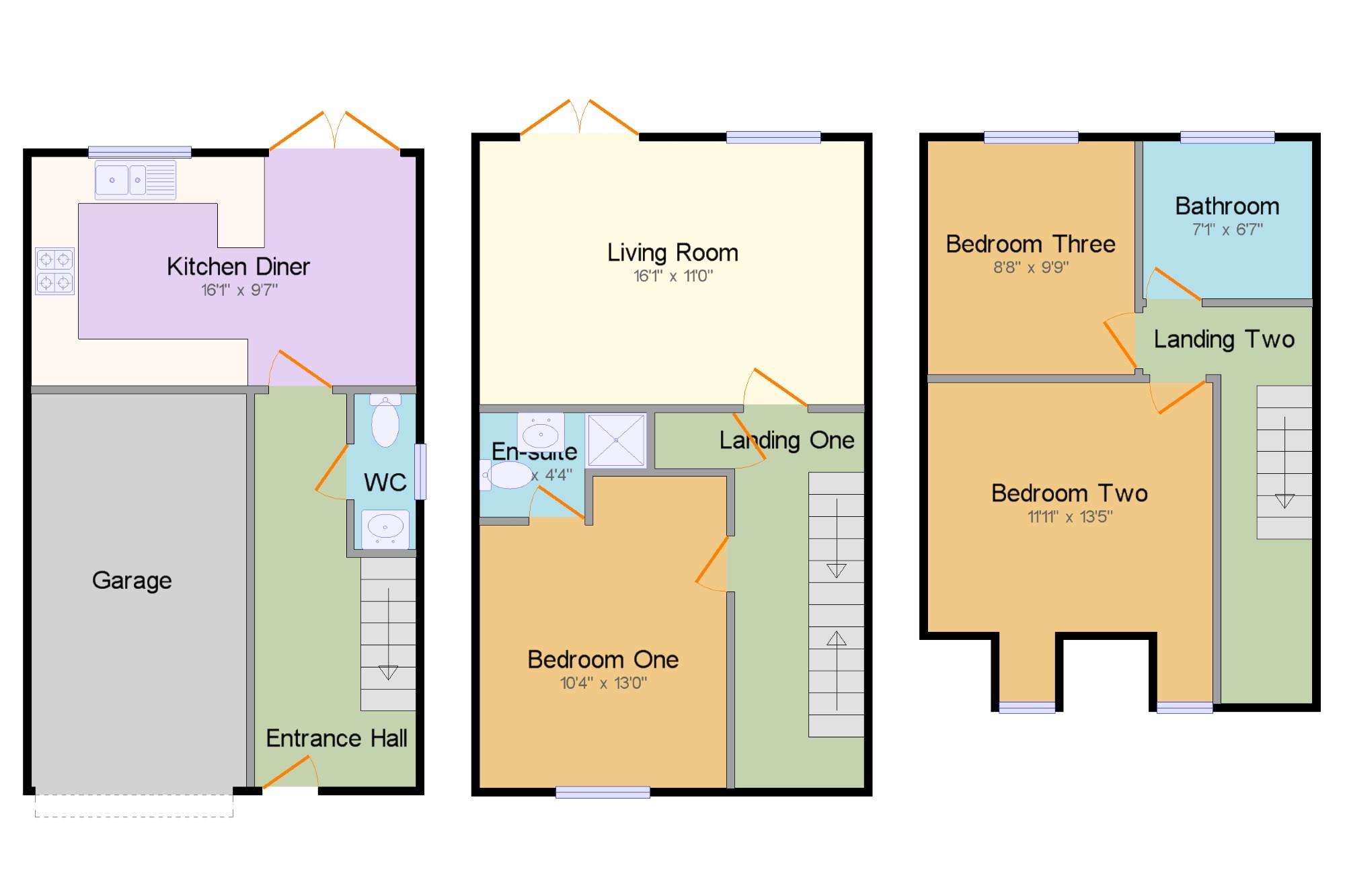 3 Bedrooms Terraced house for sale in Barn Owl Close, Church Warsop, Mansfield, Nottinghamshire NG20