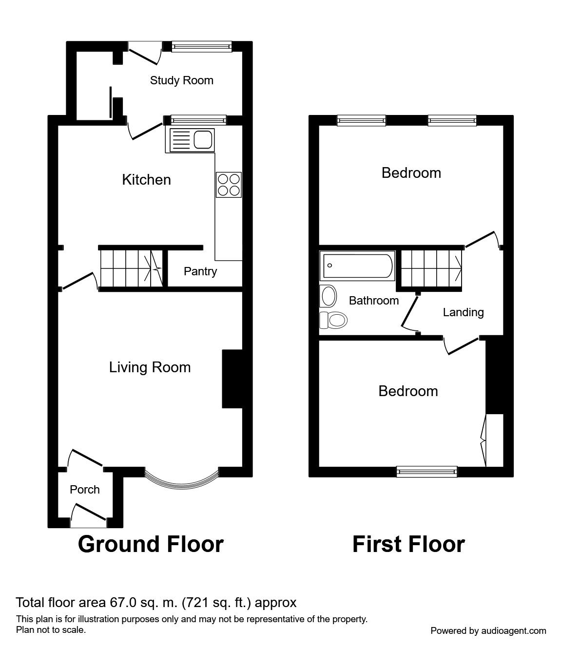 2 Bedrooms Terraced house for sale in Park Road, Wilmslow SK9