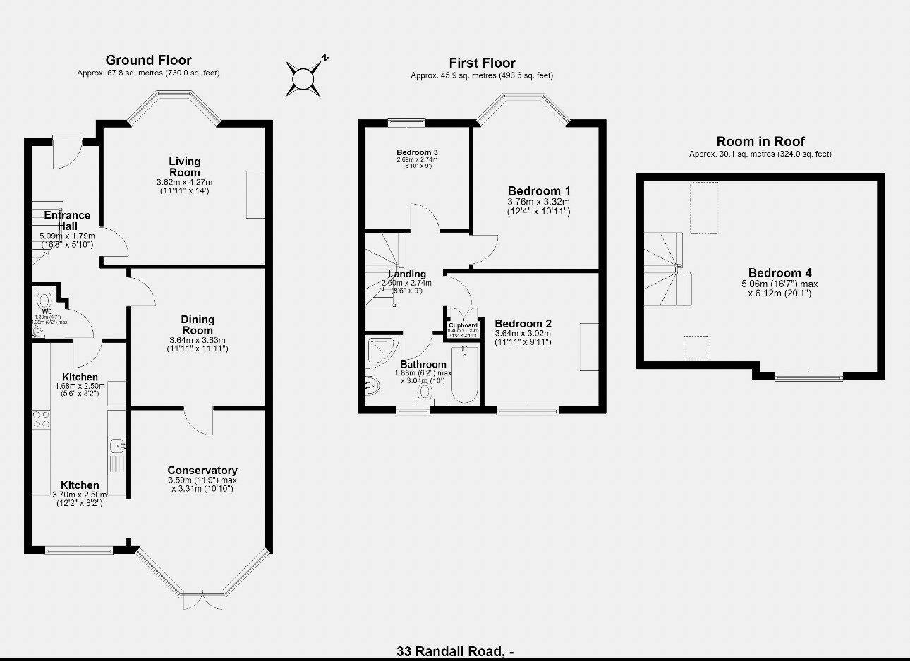 33, Randall Road, Kenilworth floorplan