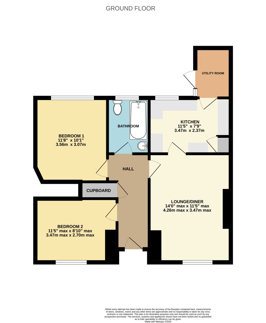 16 Ashley Road, Okehampton floorplan