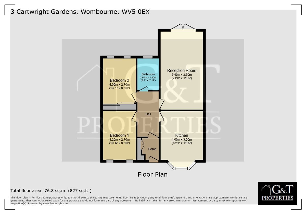 3 Cartwright Gardens, Wolverhampton floorplan