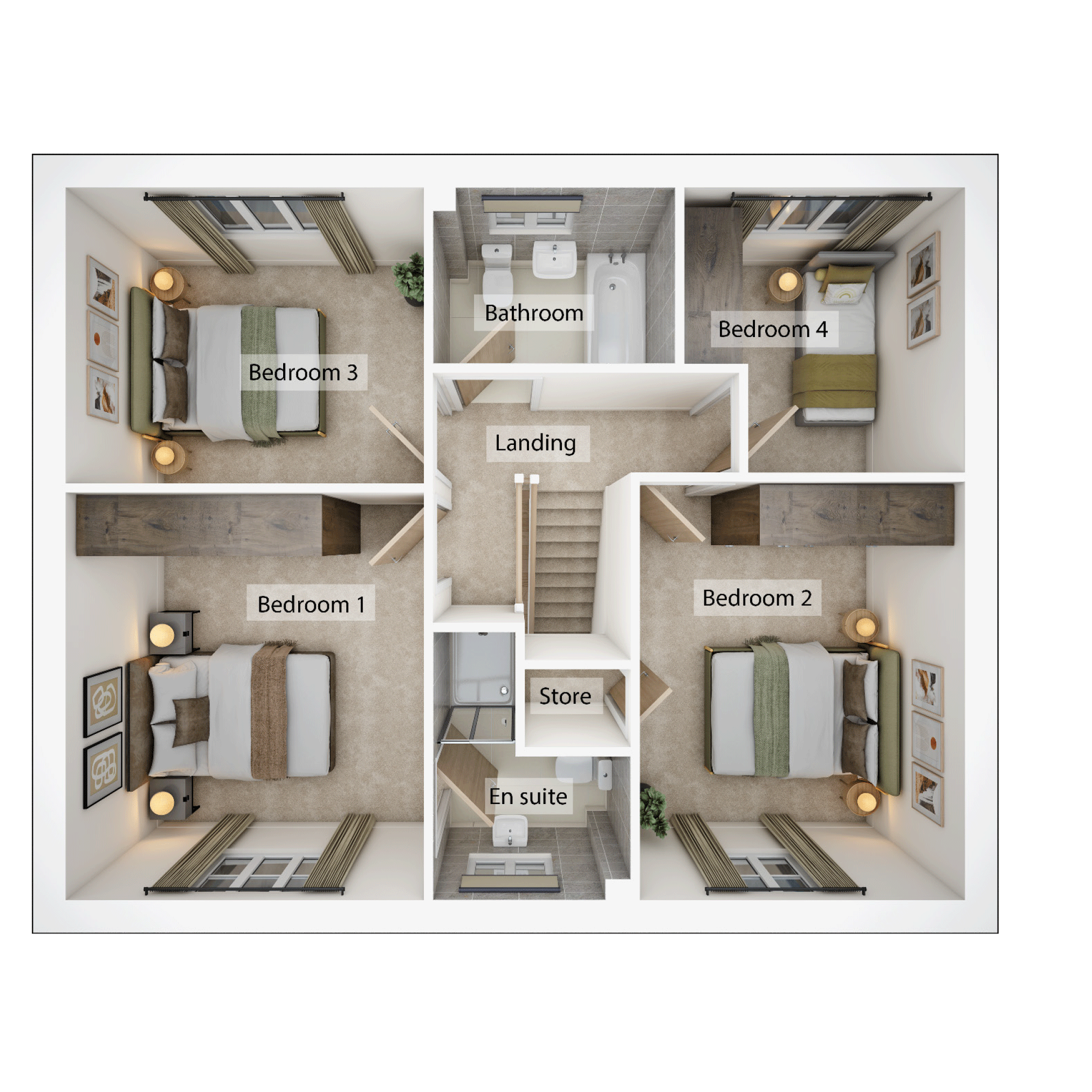207, Hanafey Way, Northampton floorplan