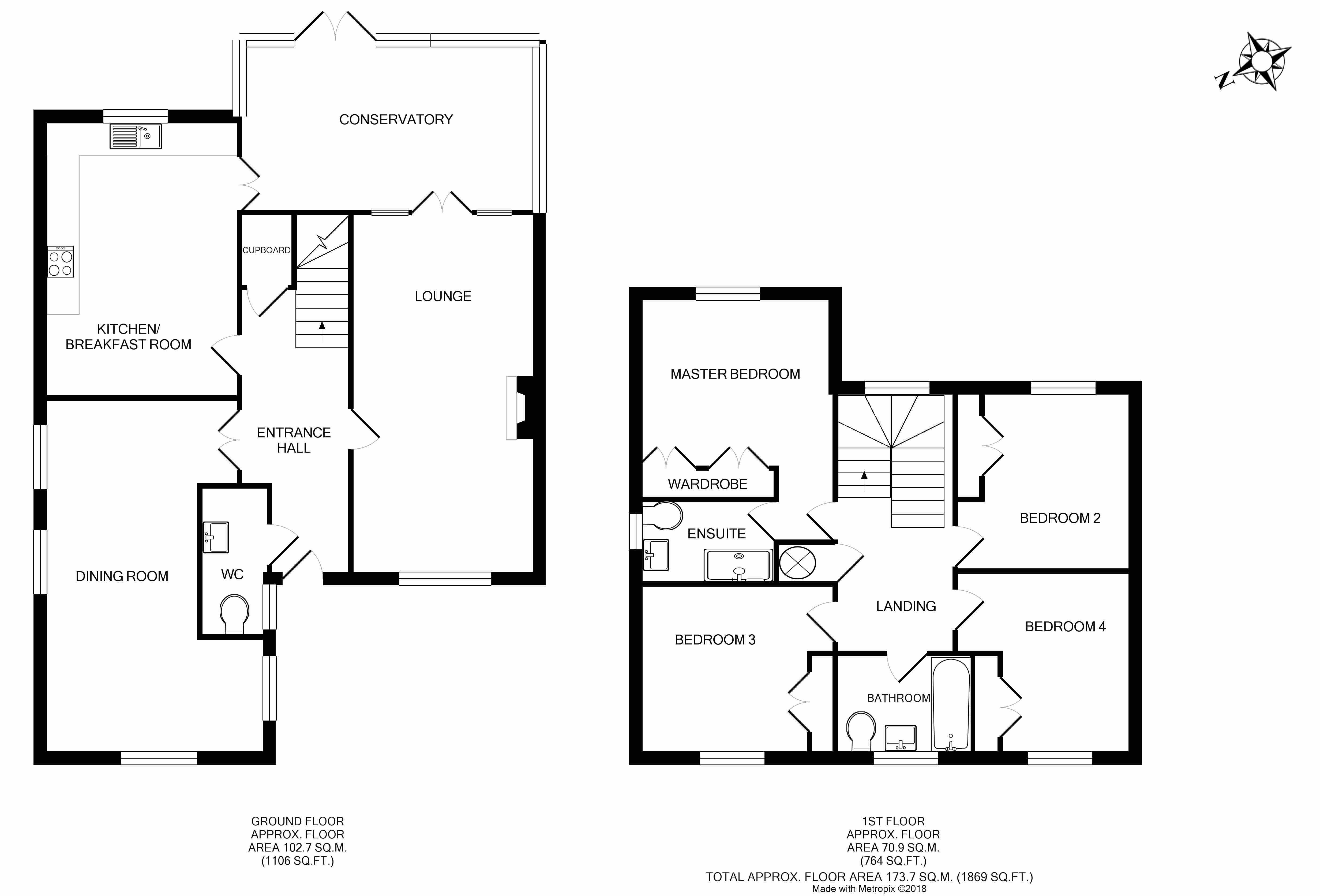 4 Bedrooms Detached house for sale in Wadham Grove, Emersons Green, Bristol BS16