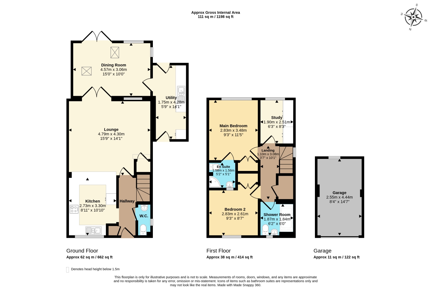 27, Walnut Close, Witney floorplan