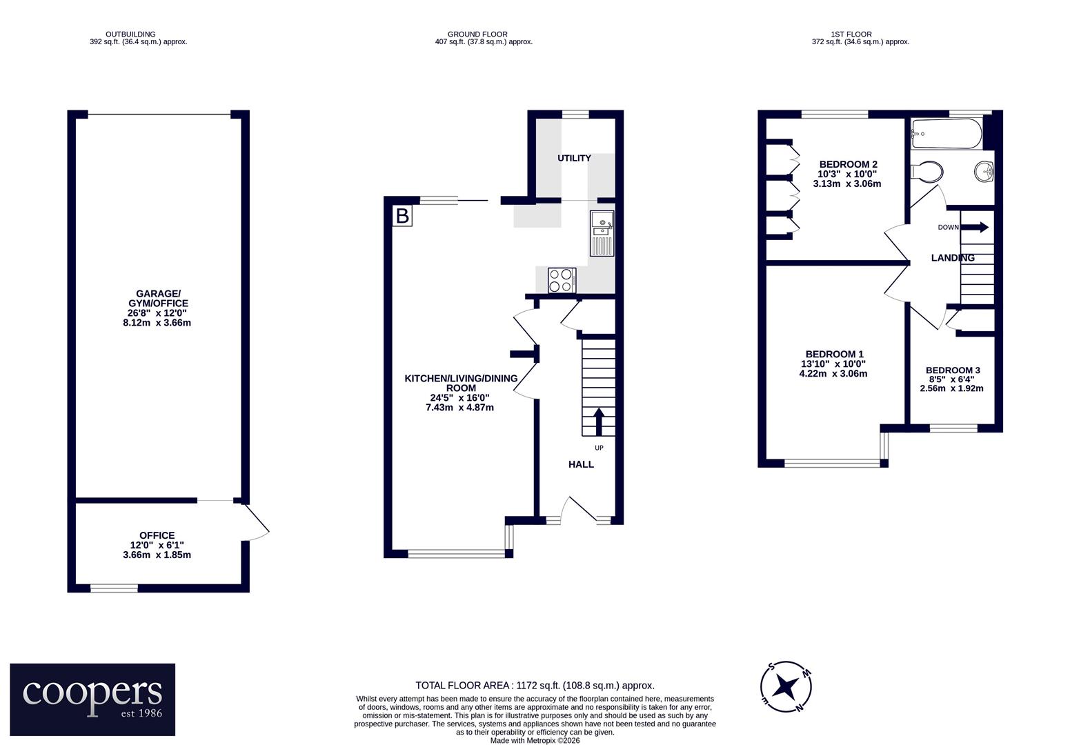 152, Midhurst Gardens, Hillingdon floorplan