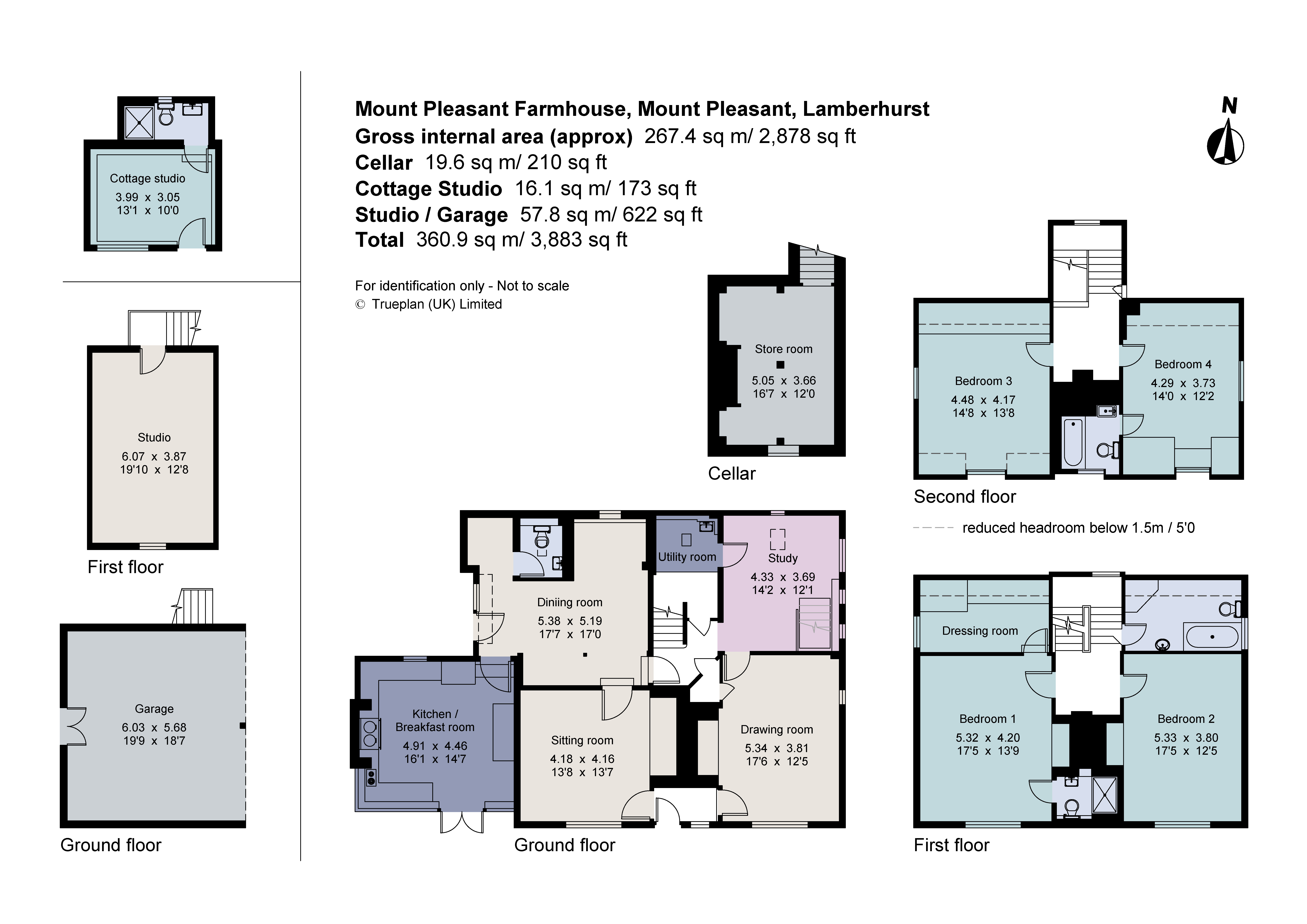 Mount Pleasant Farmhouse,, Mount Pleasant, Tunbridge Wells floorplan