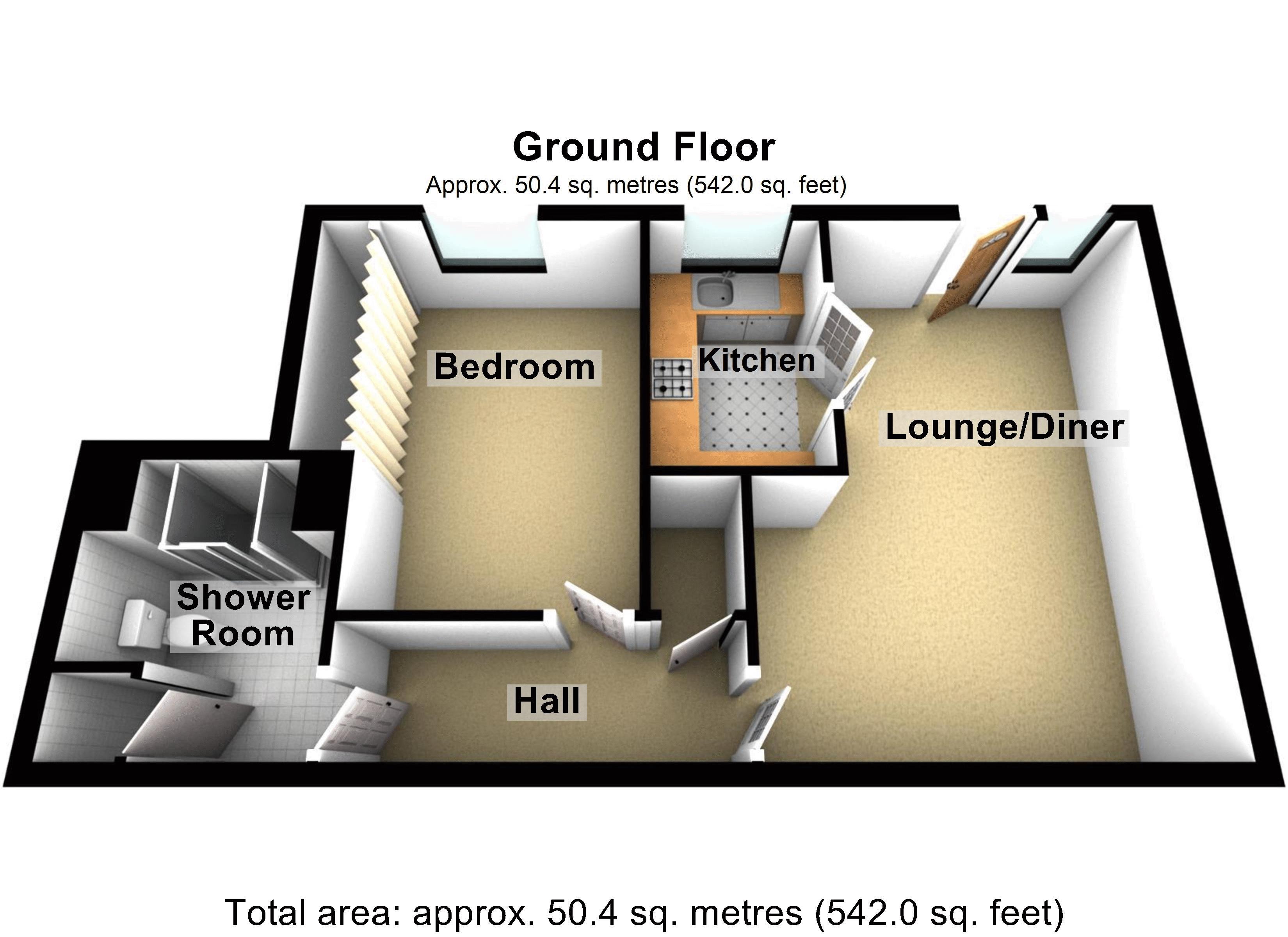 25 Regal Court, Bythesea Road, Trowbridge floorplan