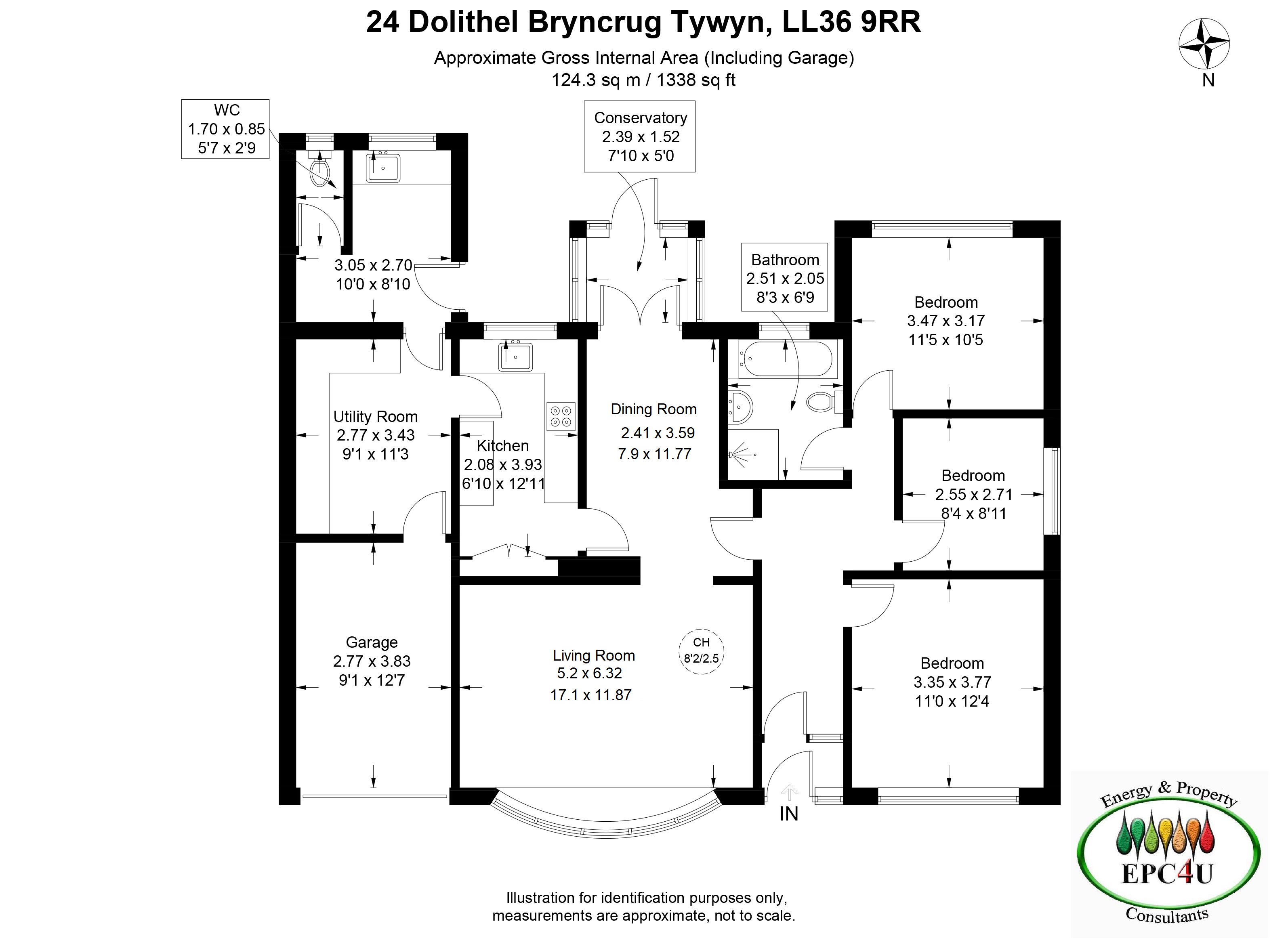 24, Dolithel, Bryncrug floorplan