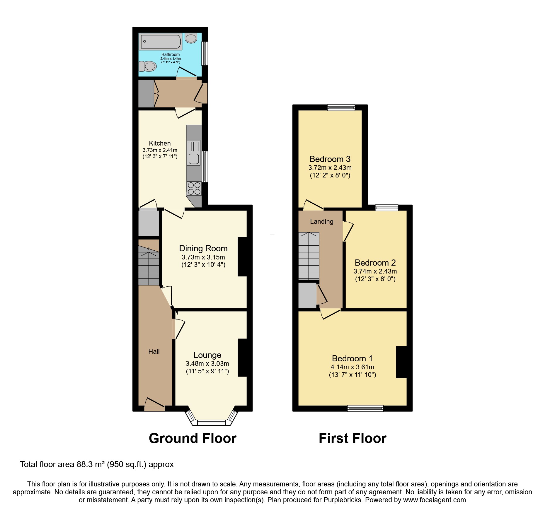 24, Copeland Street, Stoke-on-Trent floorplan
