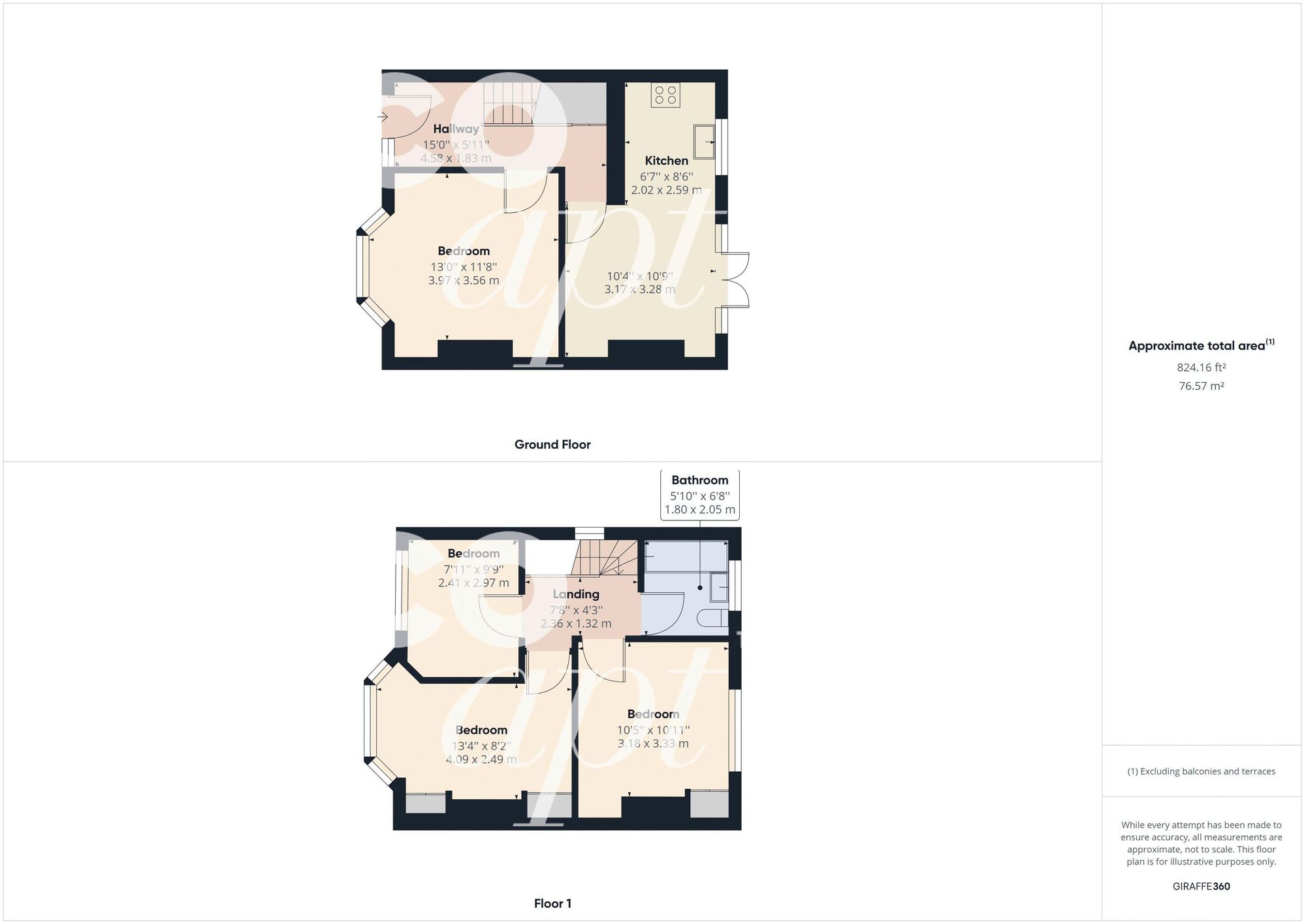 34 Crayford Road, Brighton floorplan