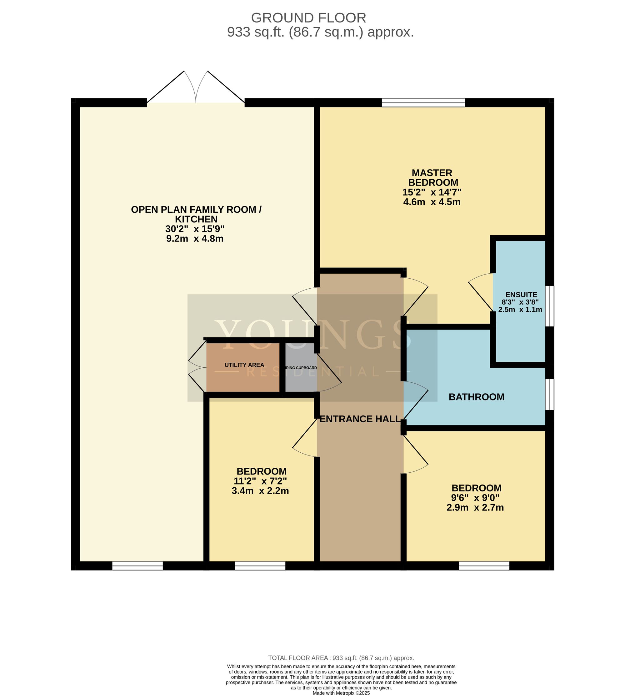 2 Williams Croft, Benfleet floorplan