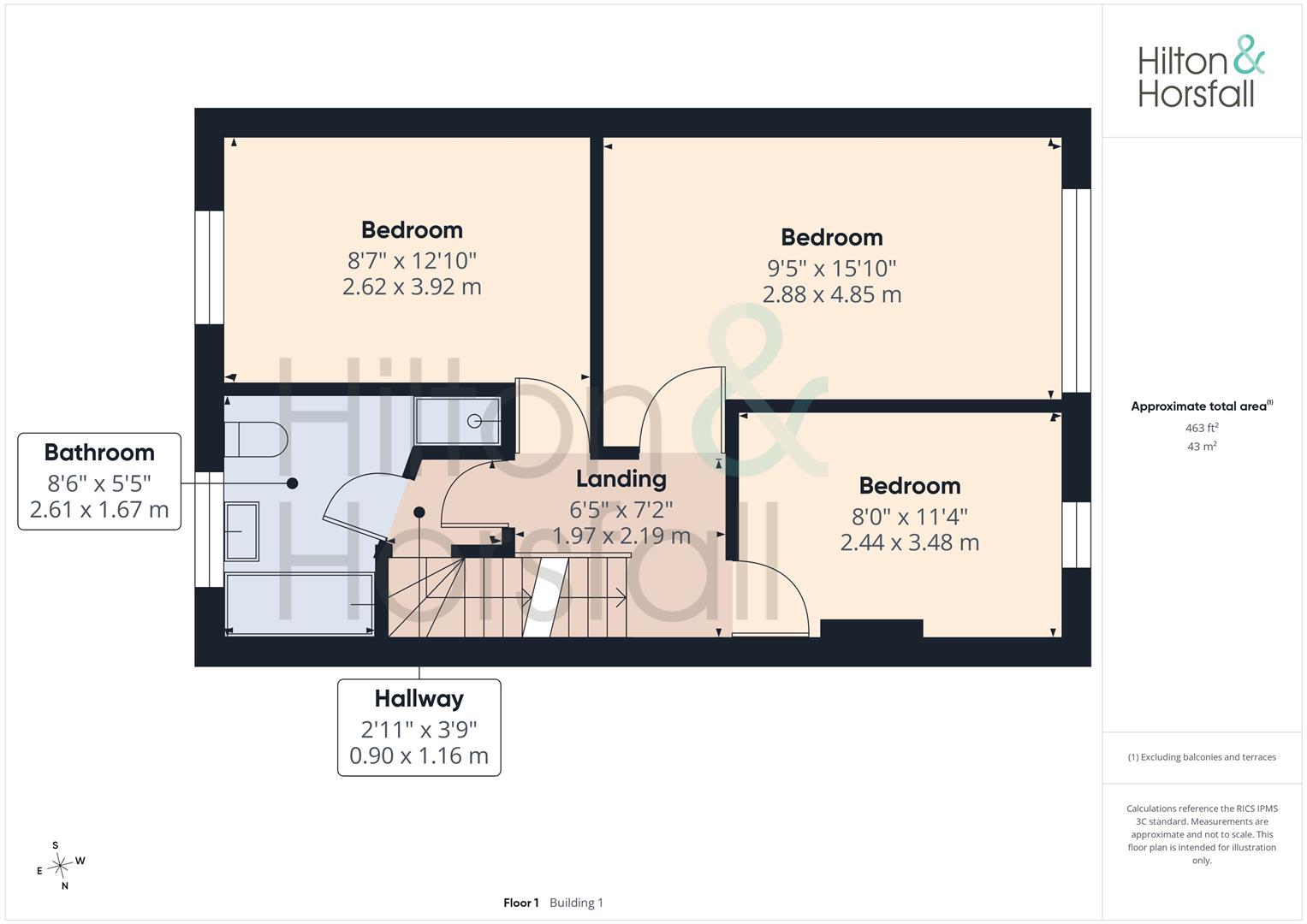 Sunny Bank, 56, Skipton Old Road, Colne floorplan