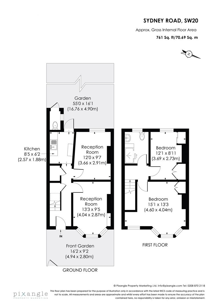 93, Sydney Road, Raynes Park floorplan