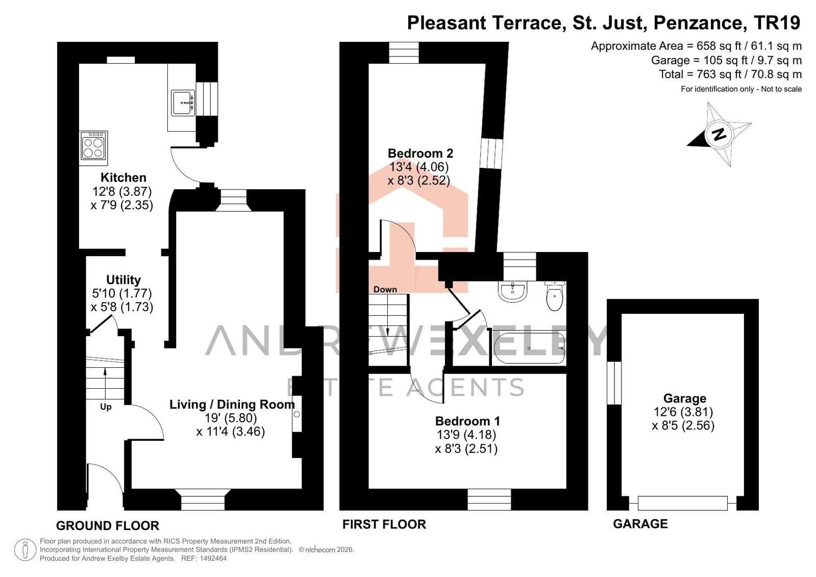 22, Pleasant Terrace, St Just floorplan