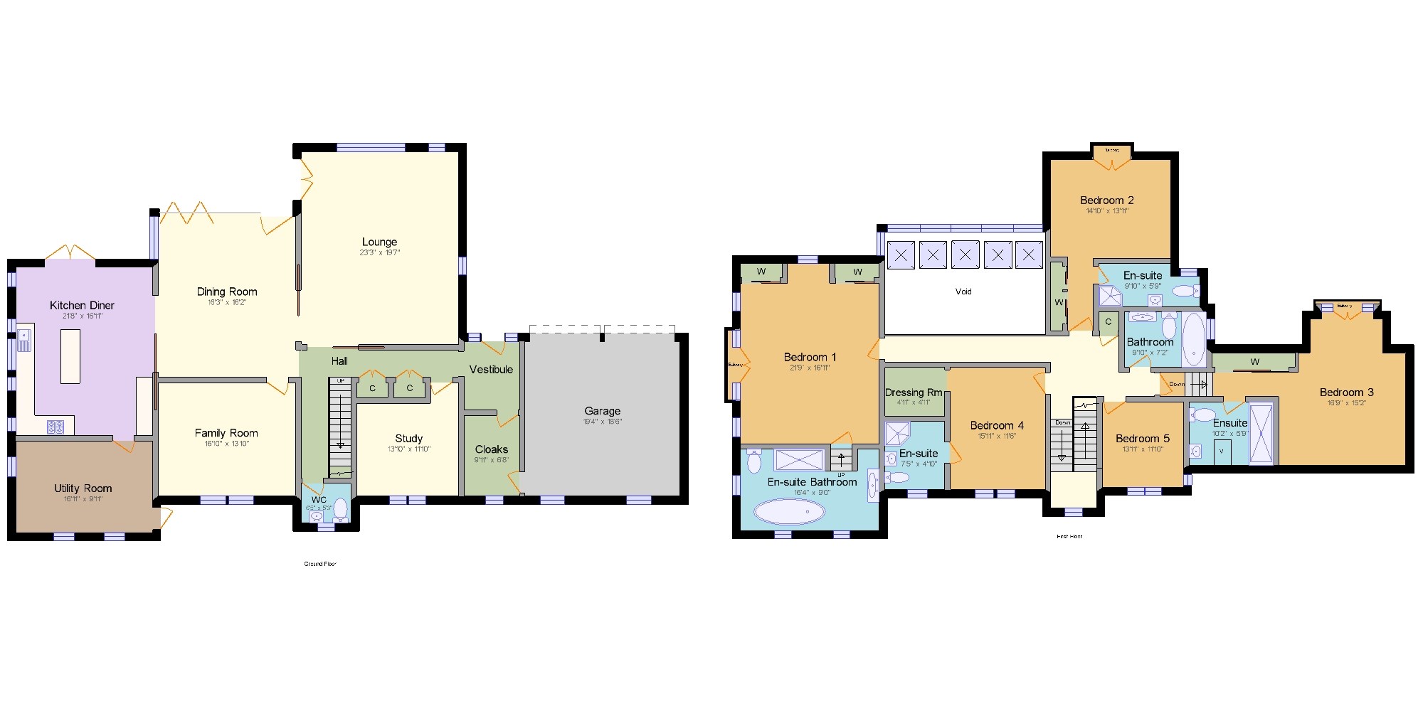 5 Bedrooms Detached house for sale in Easwald Bank, Kilbarchan, Johnstone PA10
