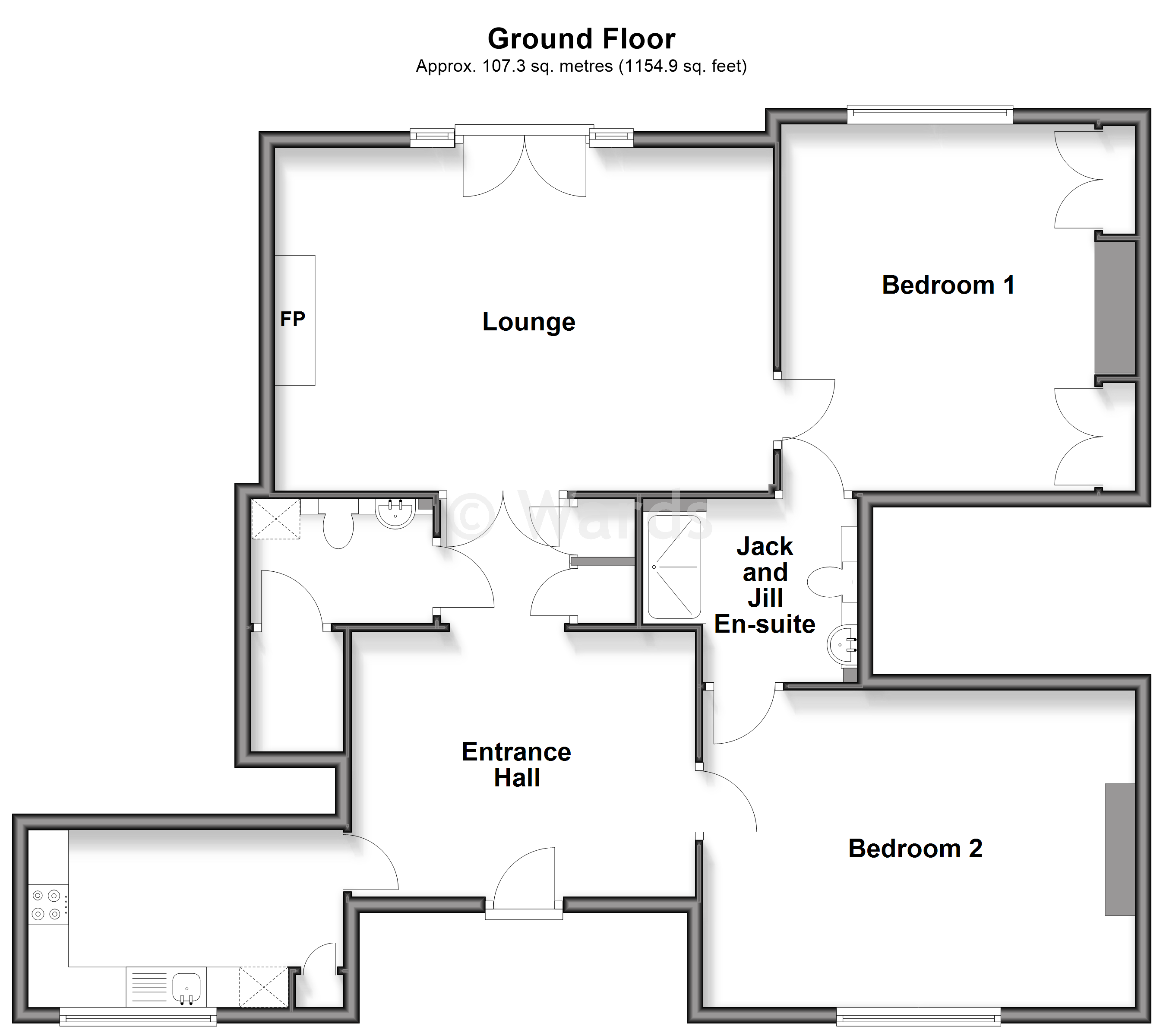 1, Old Parsonage Court, West Malling floorplan