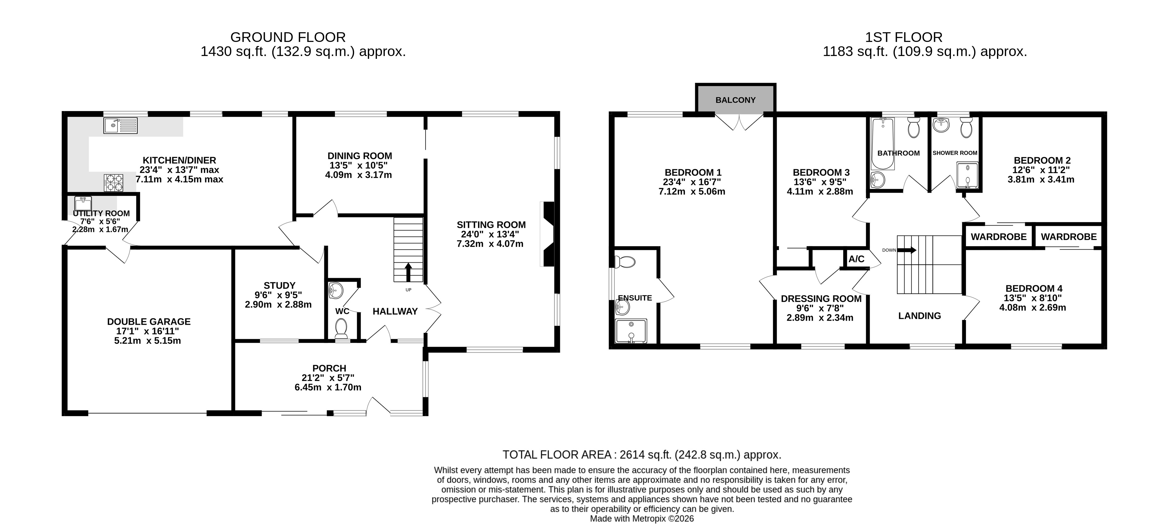 Saunton, Devon floorplan