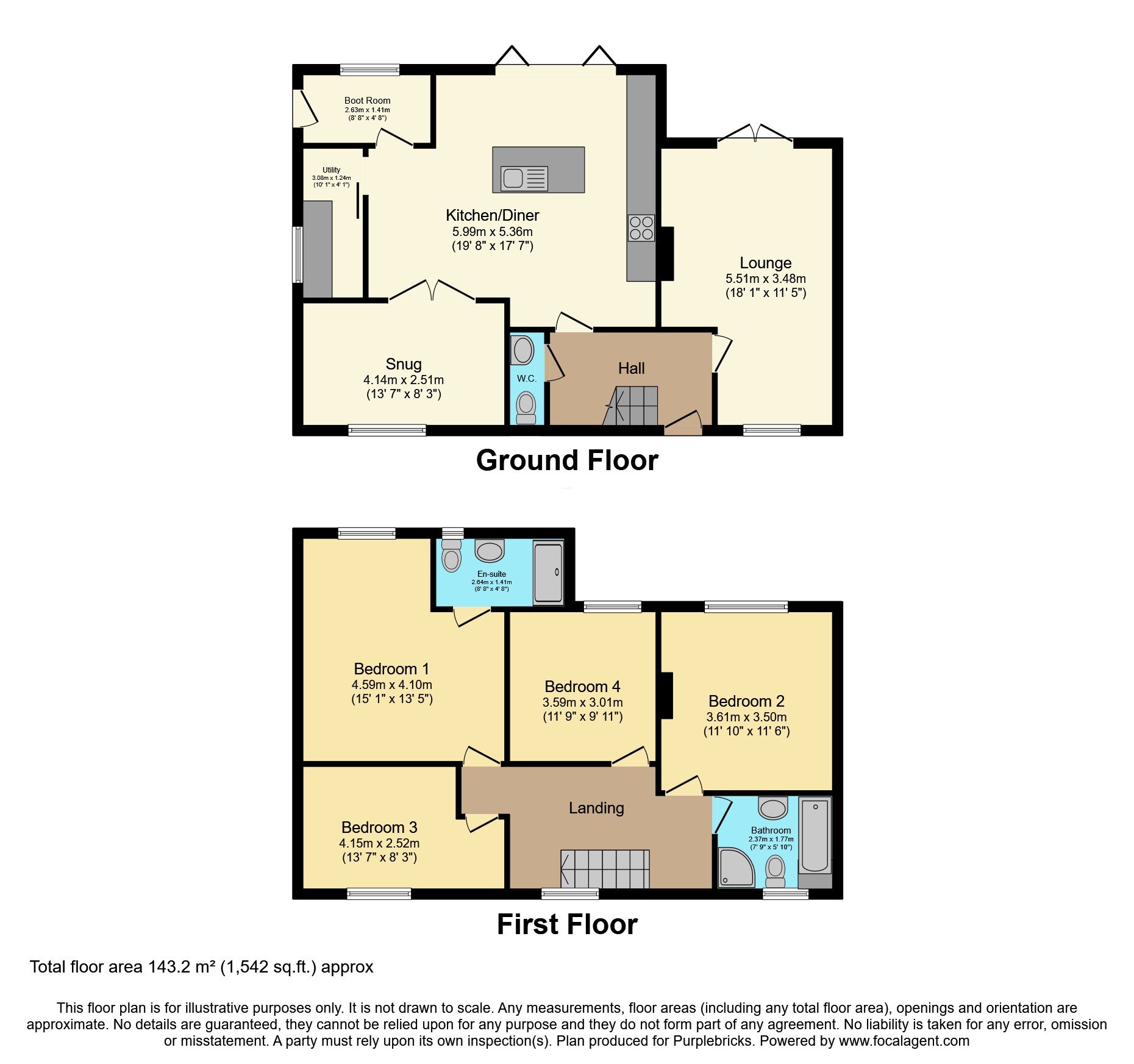 6, Ashleigh Road, Chesterfield floorplan
